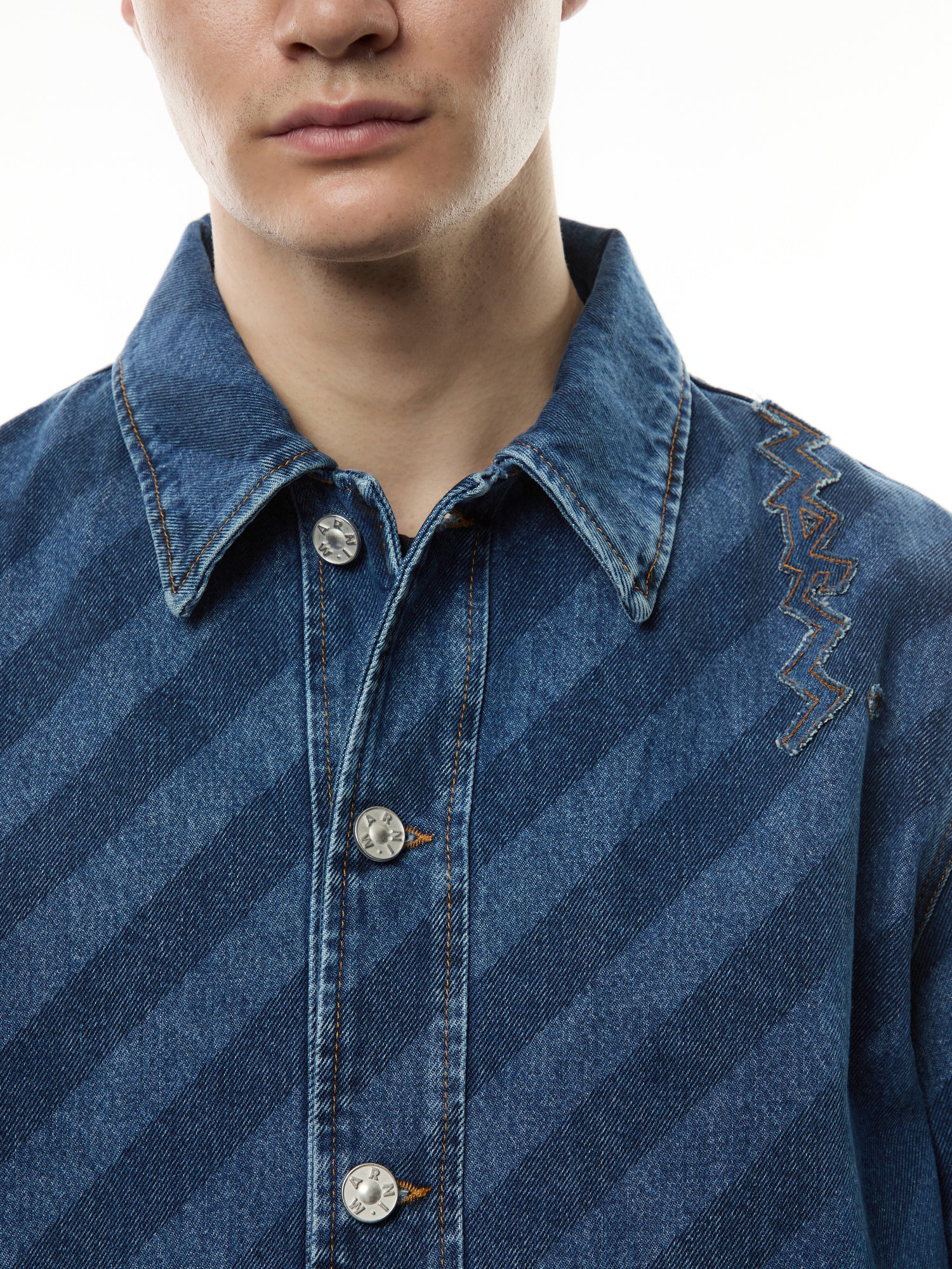 Graphic Denim Jacket