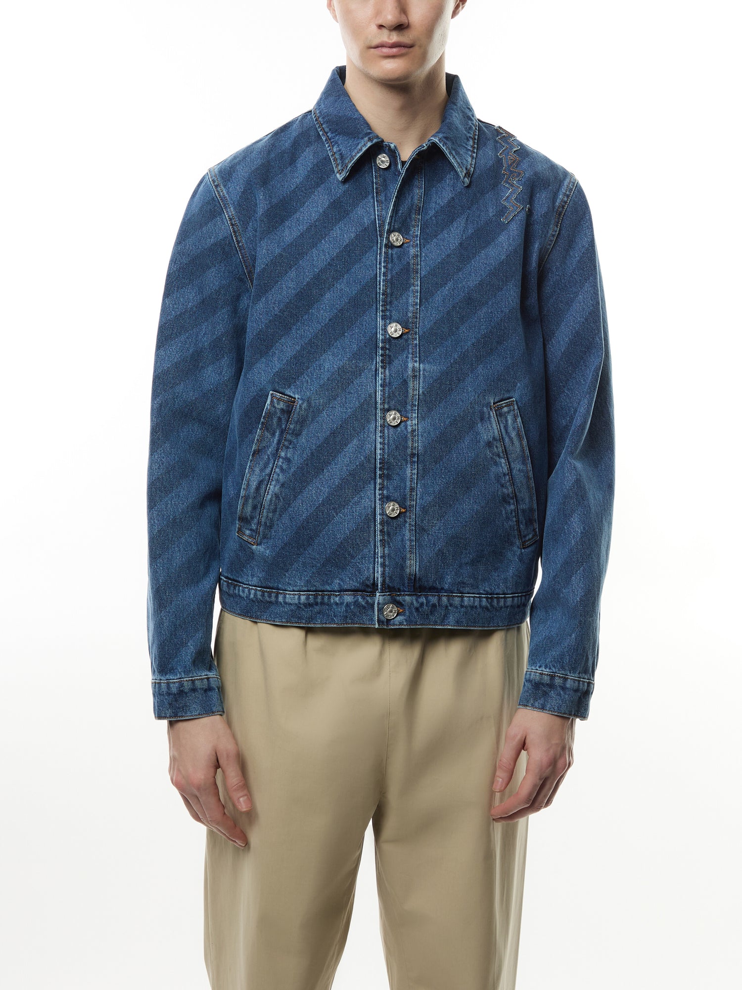 Graphic Denim Jacket