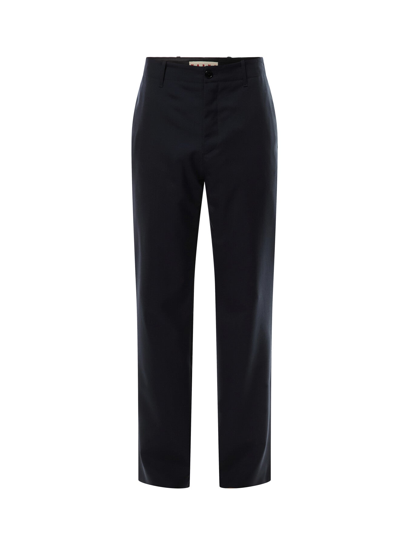 Tropical Wool Straight Leg Trousers