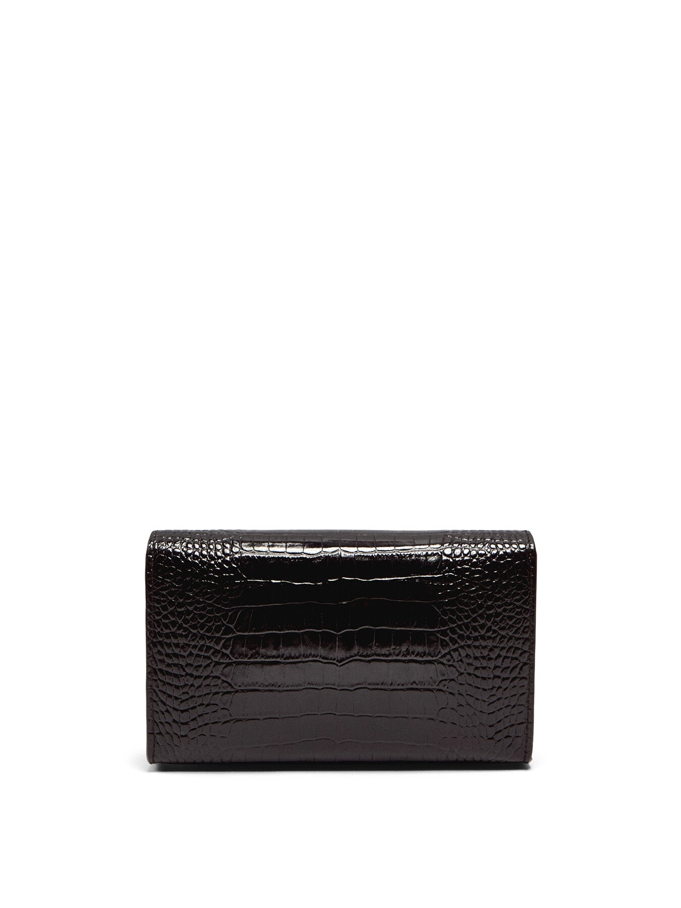 Embossed Croc Small Elly Clutch Bag