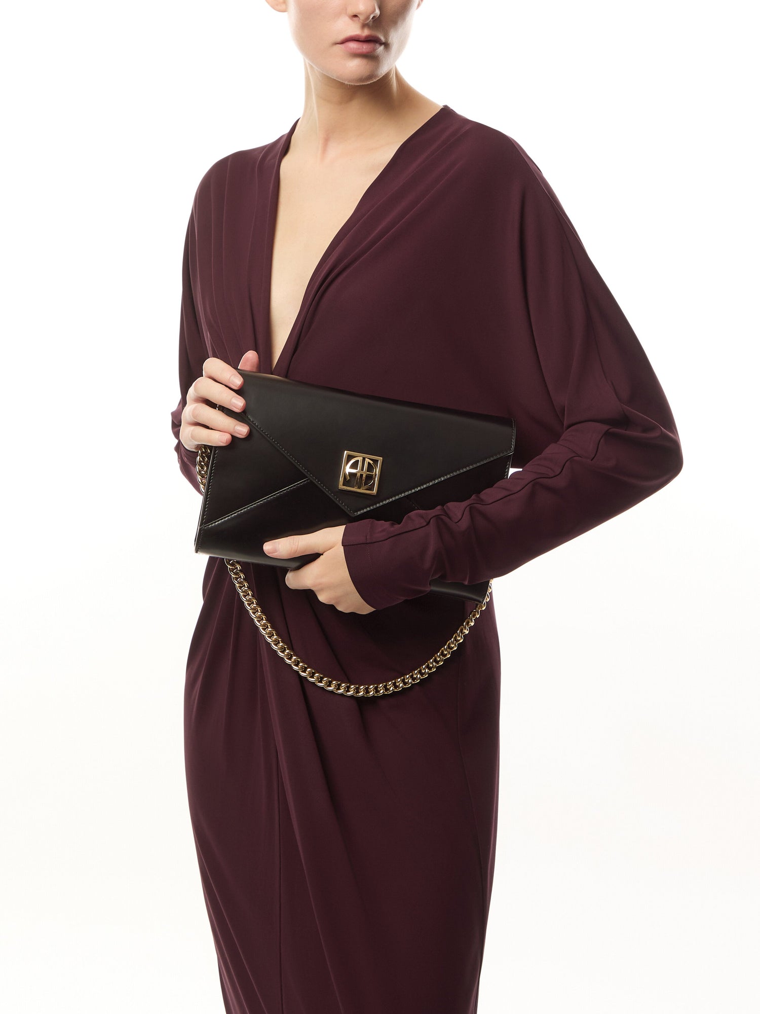 Elly Leather Clutch Bag