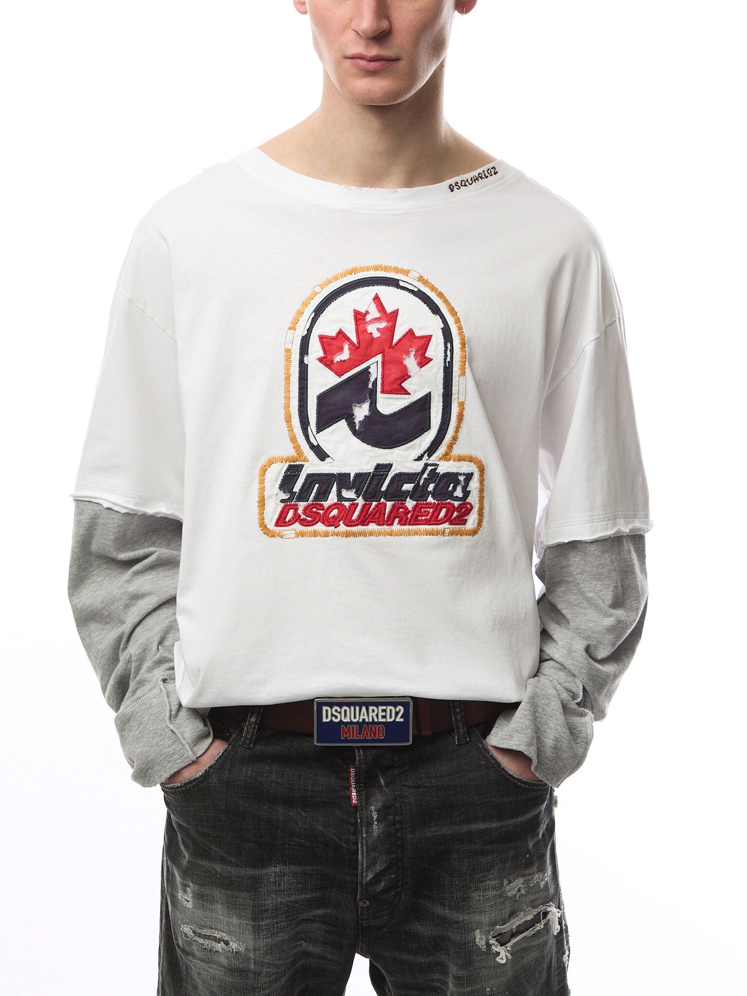 DSquared Milano Logo Belt