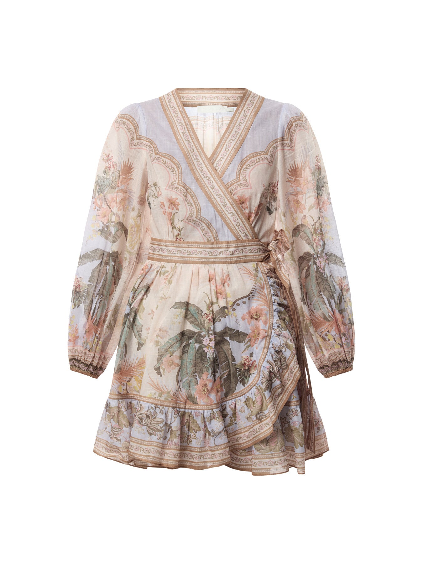 Wylie Mini Wrap Frill Dress
