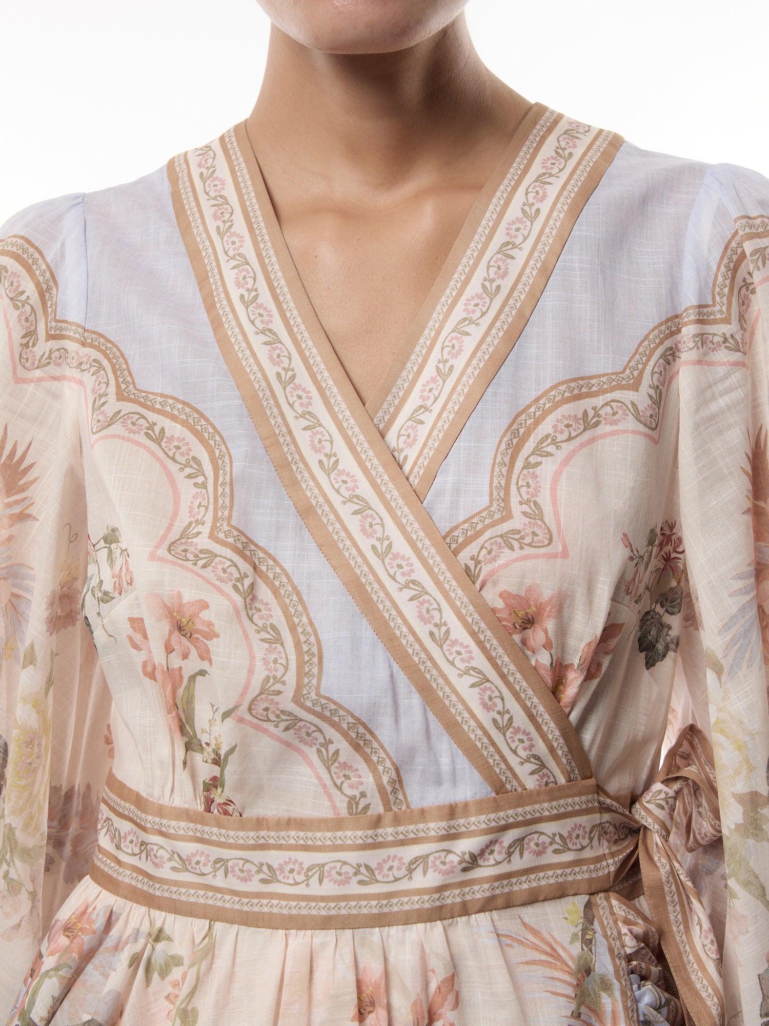 Wylie Mini Wrap Frill Dress