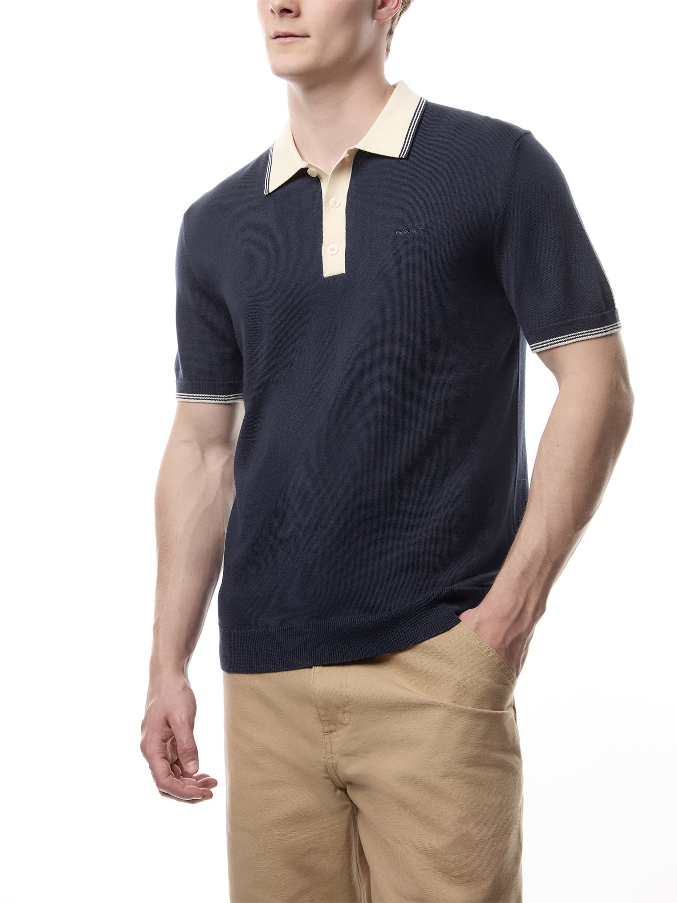 Modal Blend Knitted Polo