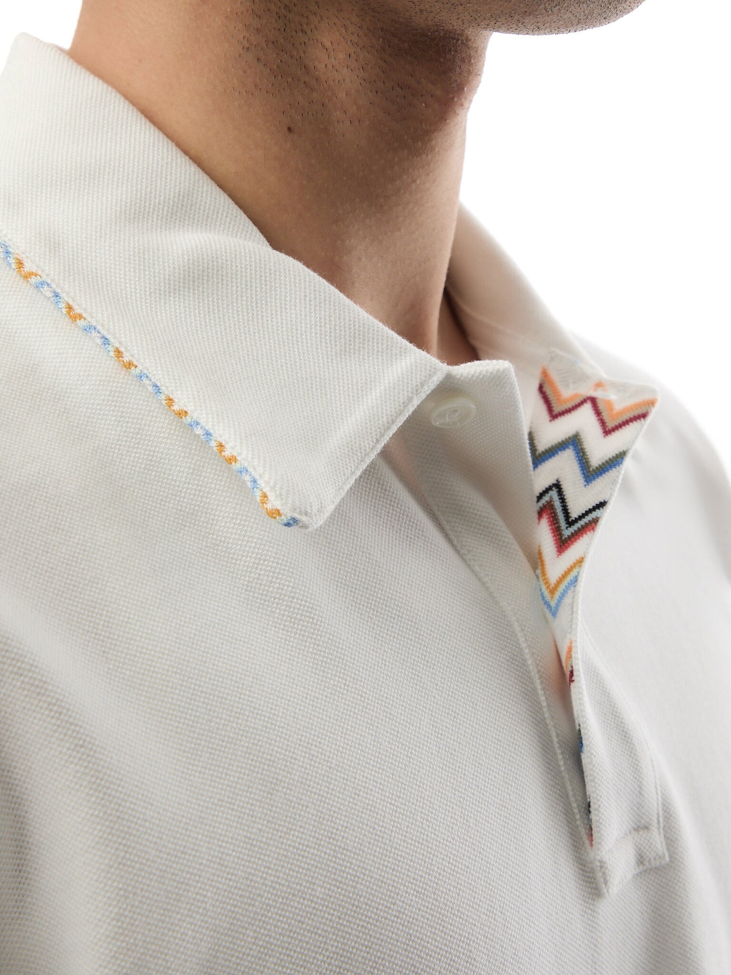 Zig Set in Pique Polo Shirt