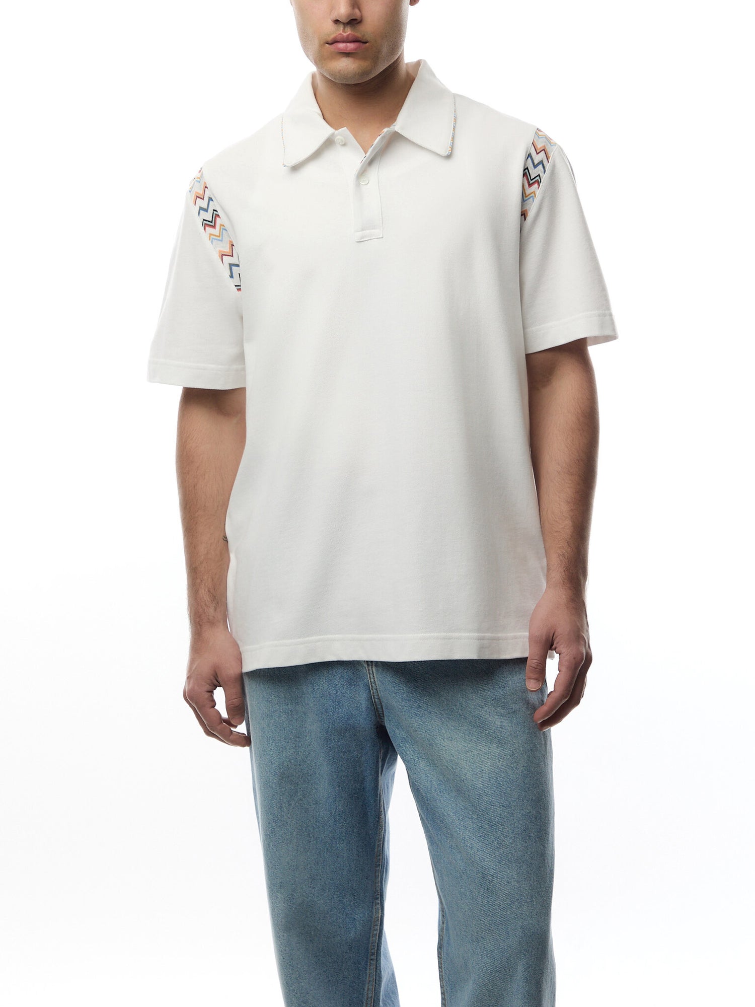 Zig Set in Pique Polo Shirt