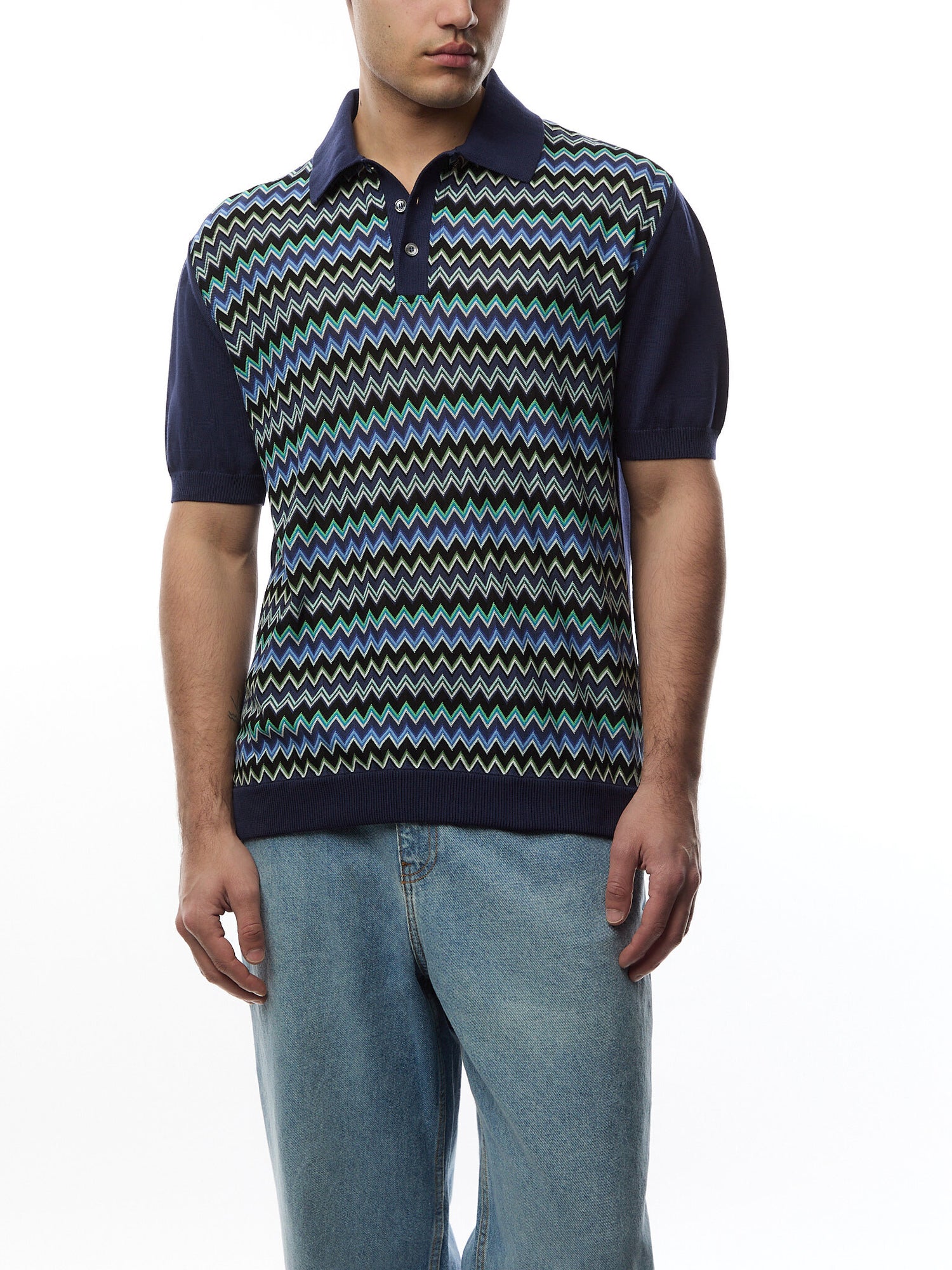 Zig Zag Knit Shirt