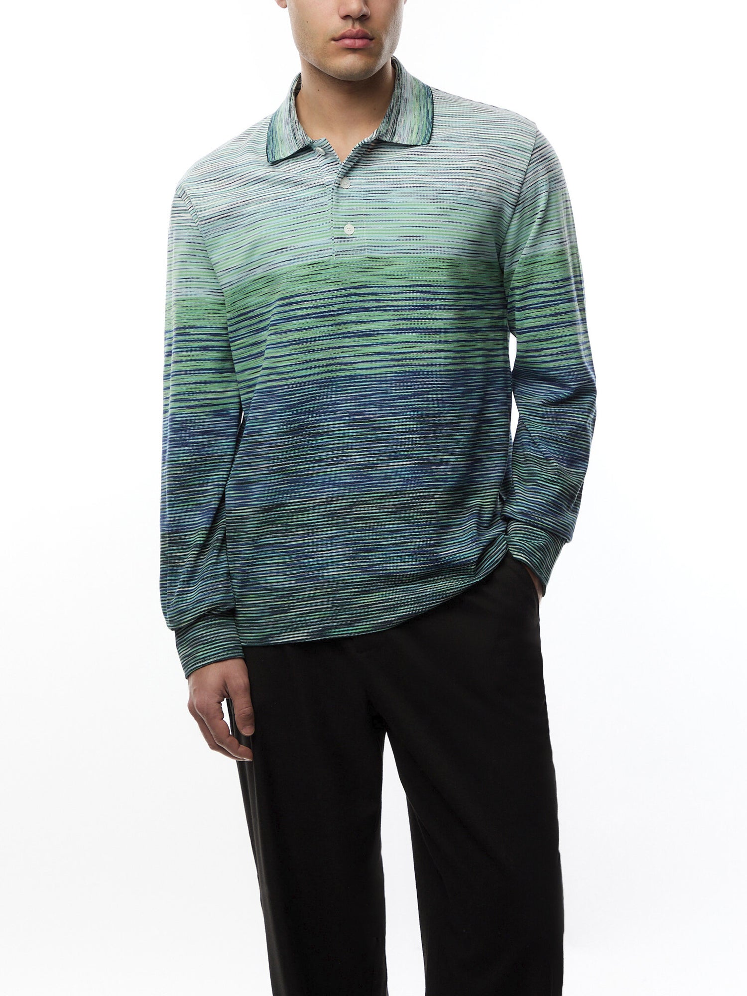 Space Dye LS Polo