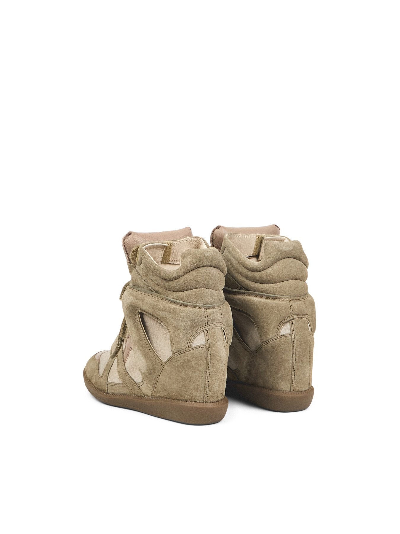 Bekett Leather Wedge Sneakers