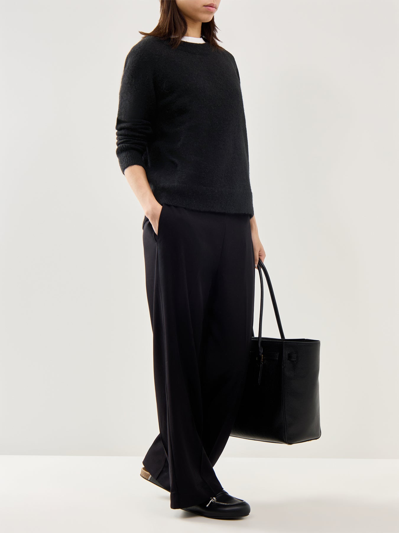 Lulu Long Sleeve Black Knit
