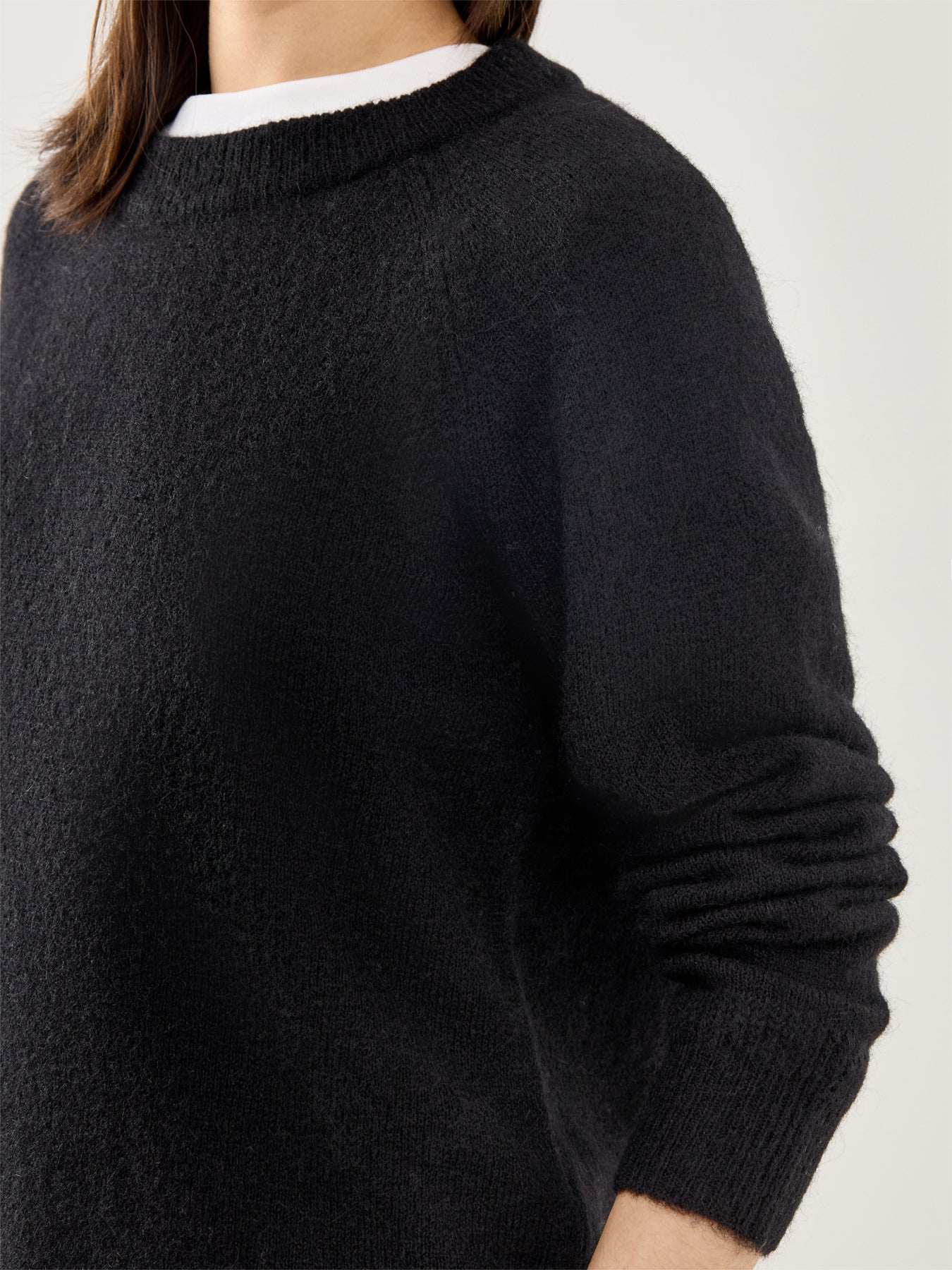 Lulu Long Sleeve Black Knit