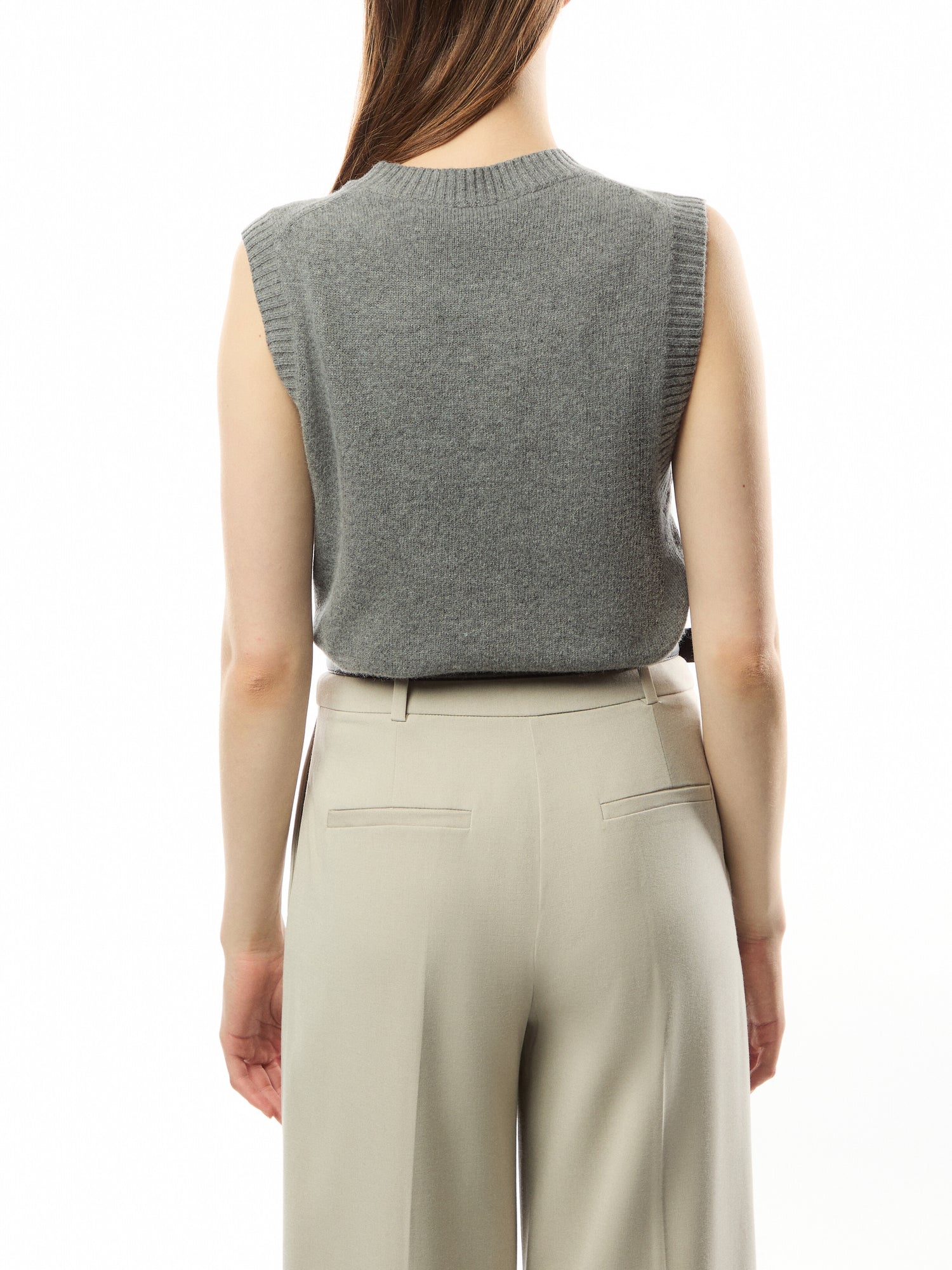 Graphic Wool Logo Vest