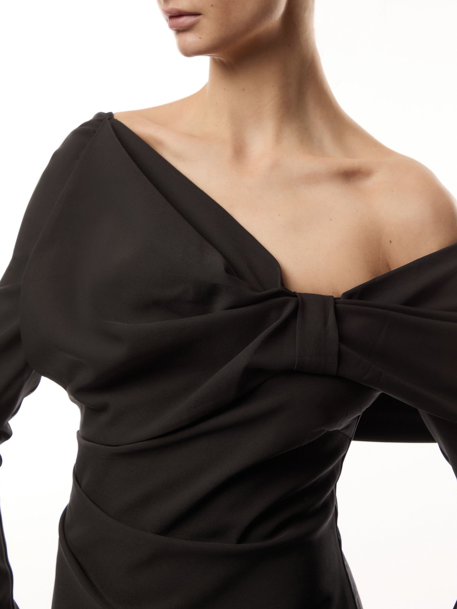 Naomi Exaggerated Bow Mini Dress