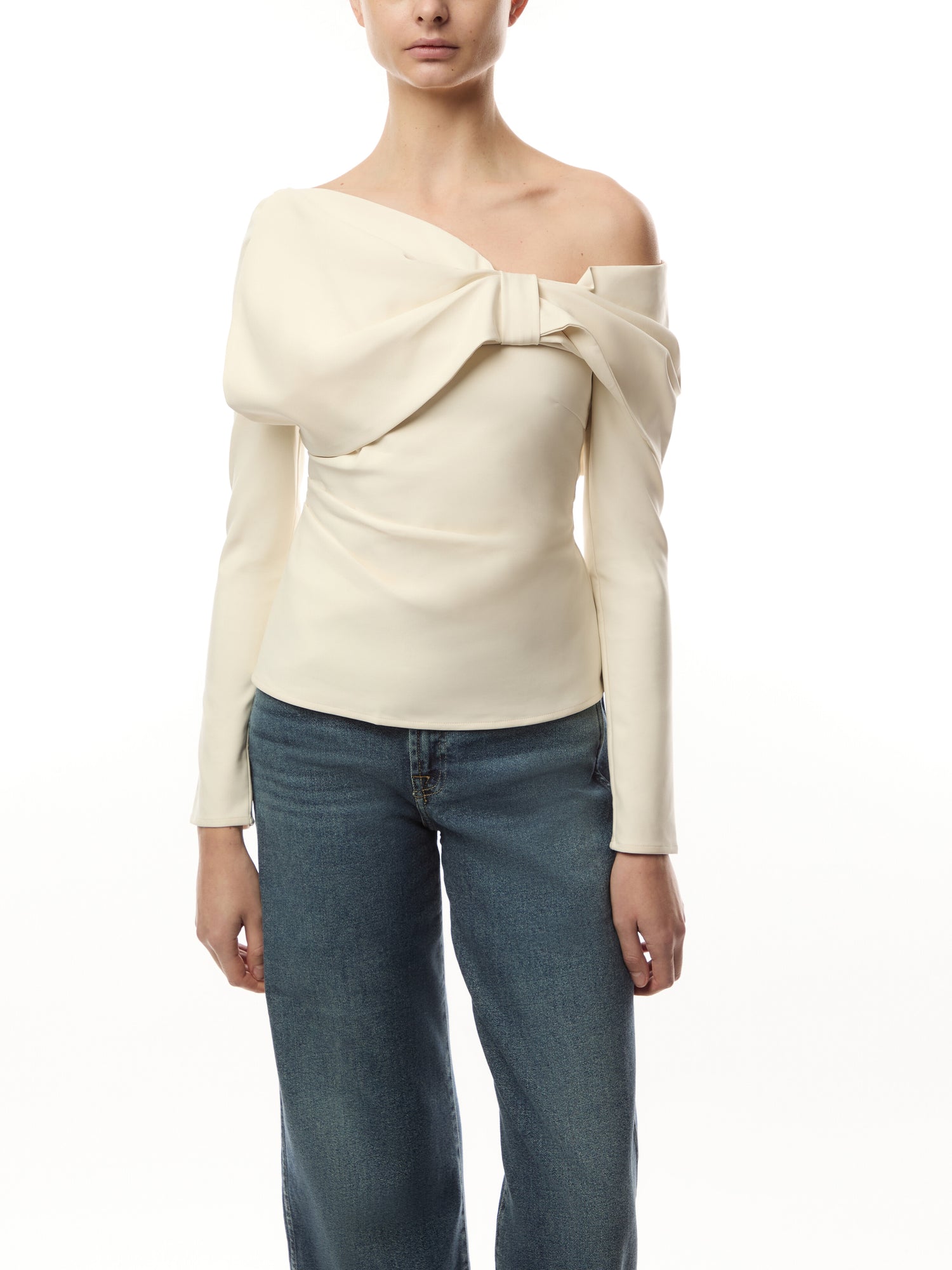 Naomi Exaggerated Bow Top