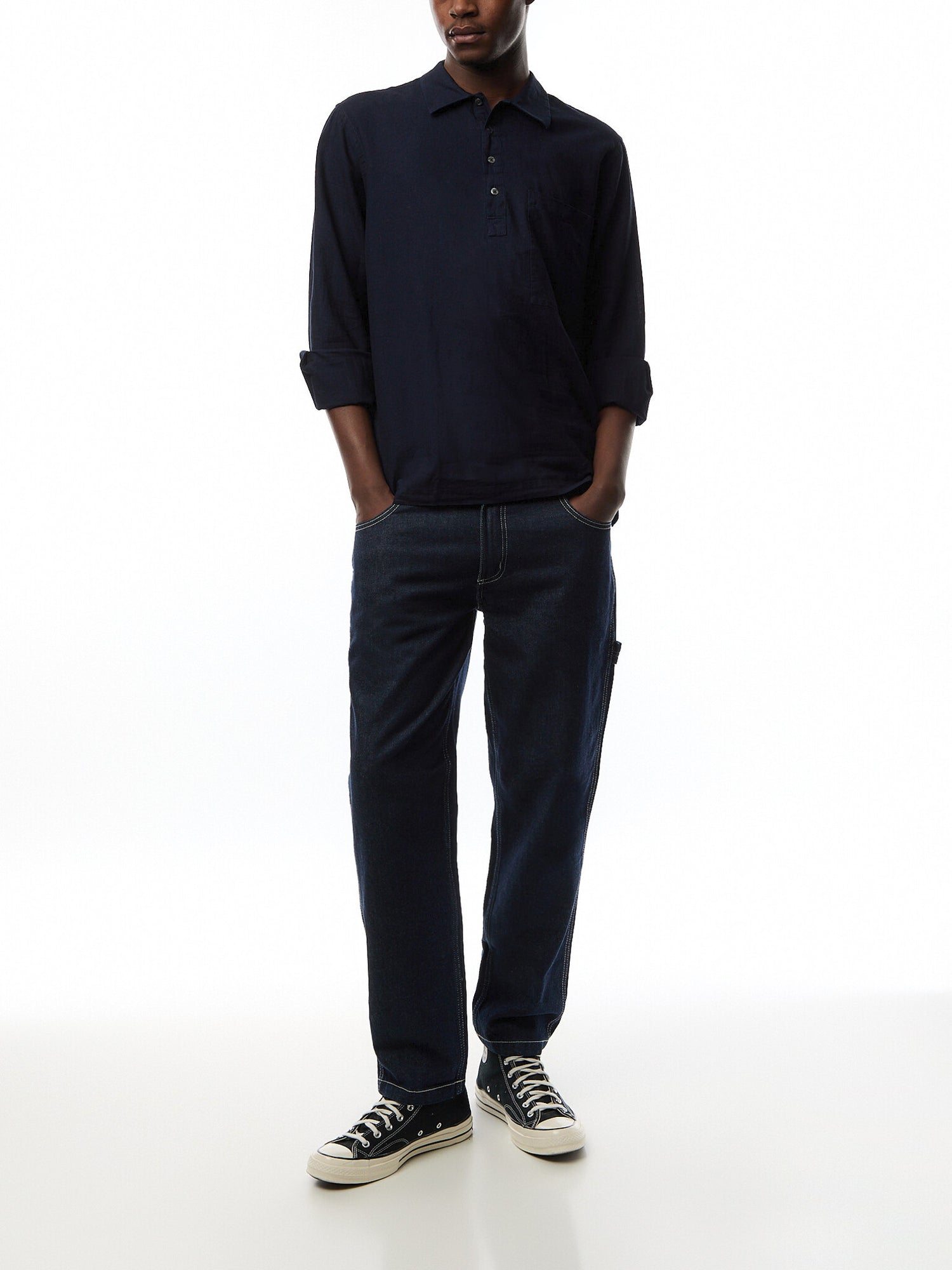 Linen Pull Over Shirt