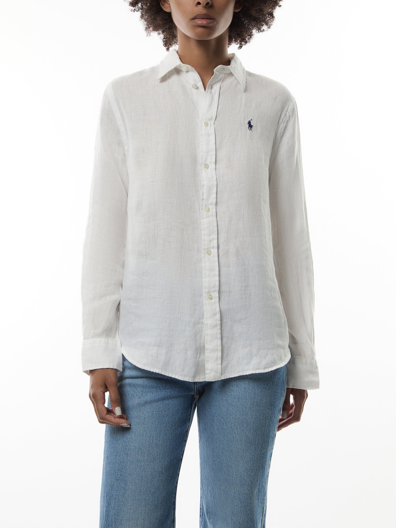 Classic Long Sleeve Button Front Shirt