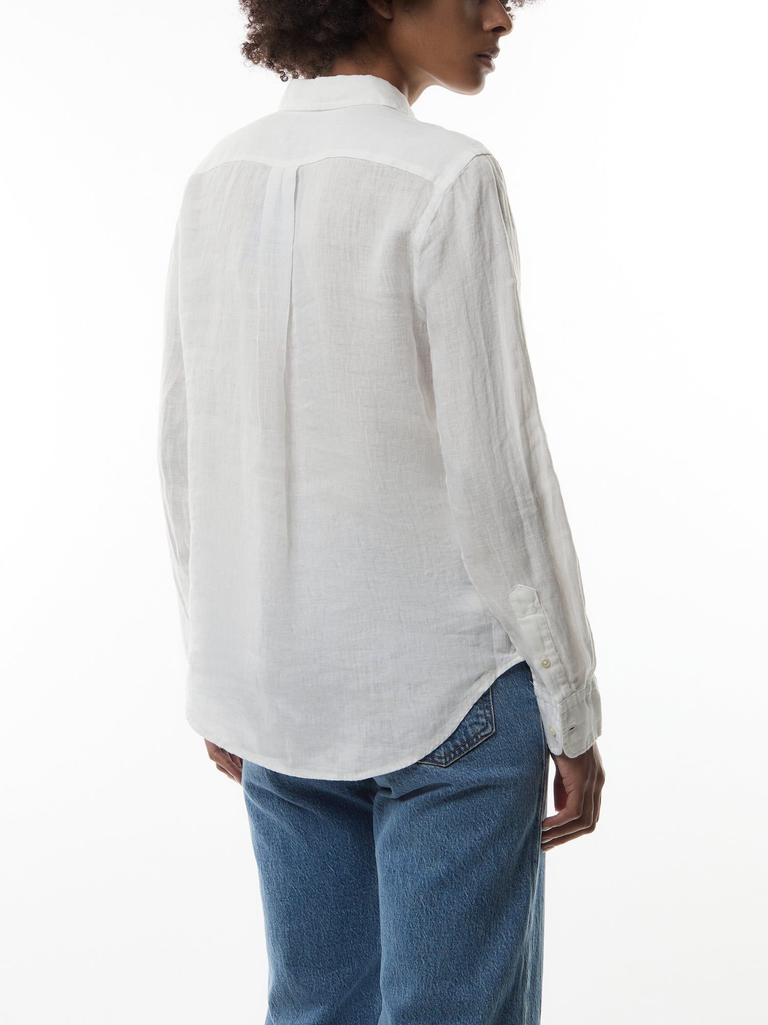 Classic Long Sleeve Button Front Shirt