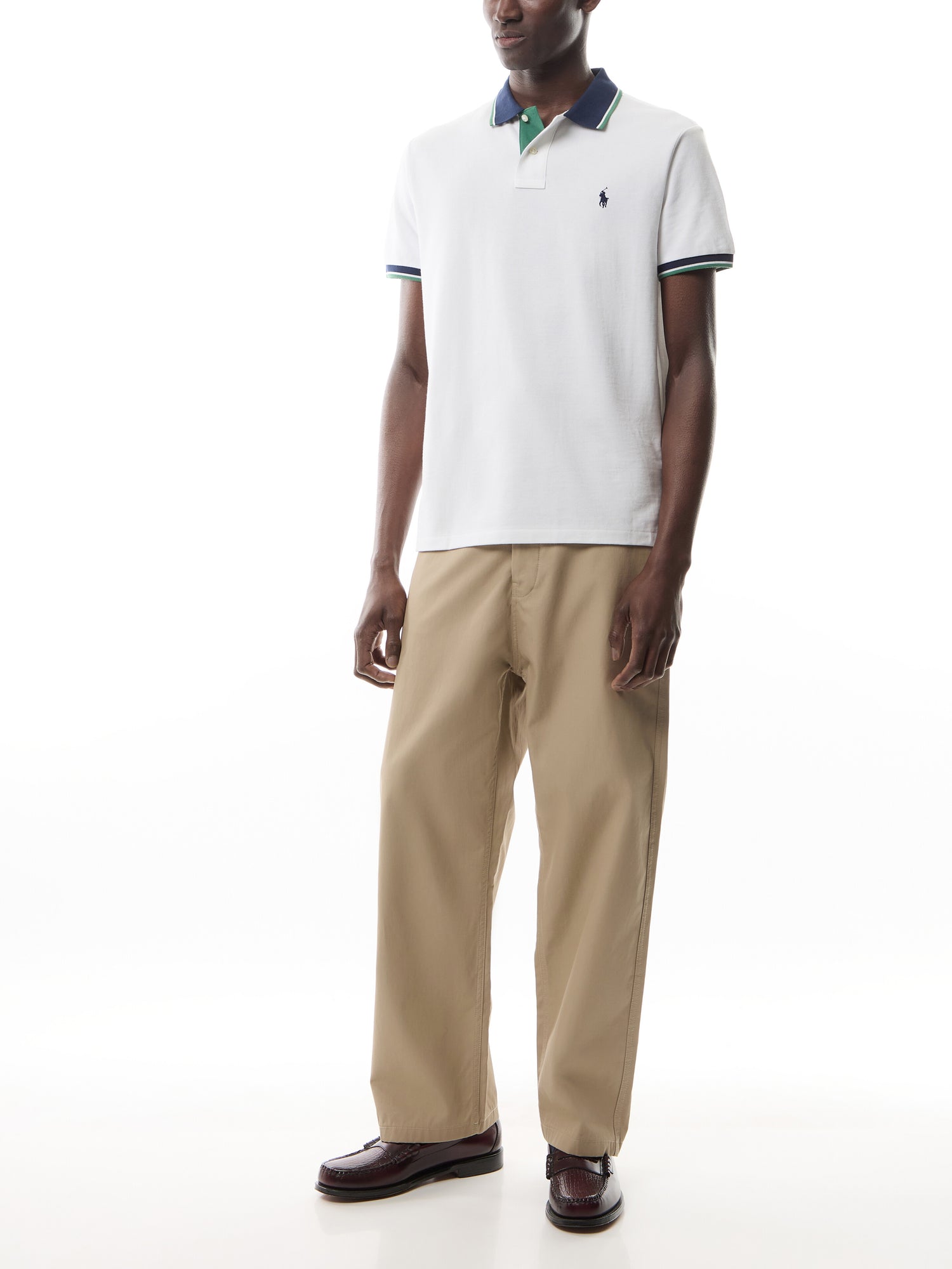 Custom Slim Fit Mesh Polo Shirt