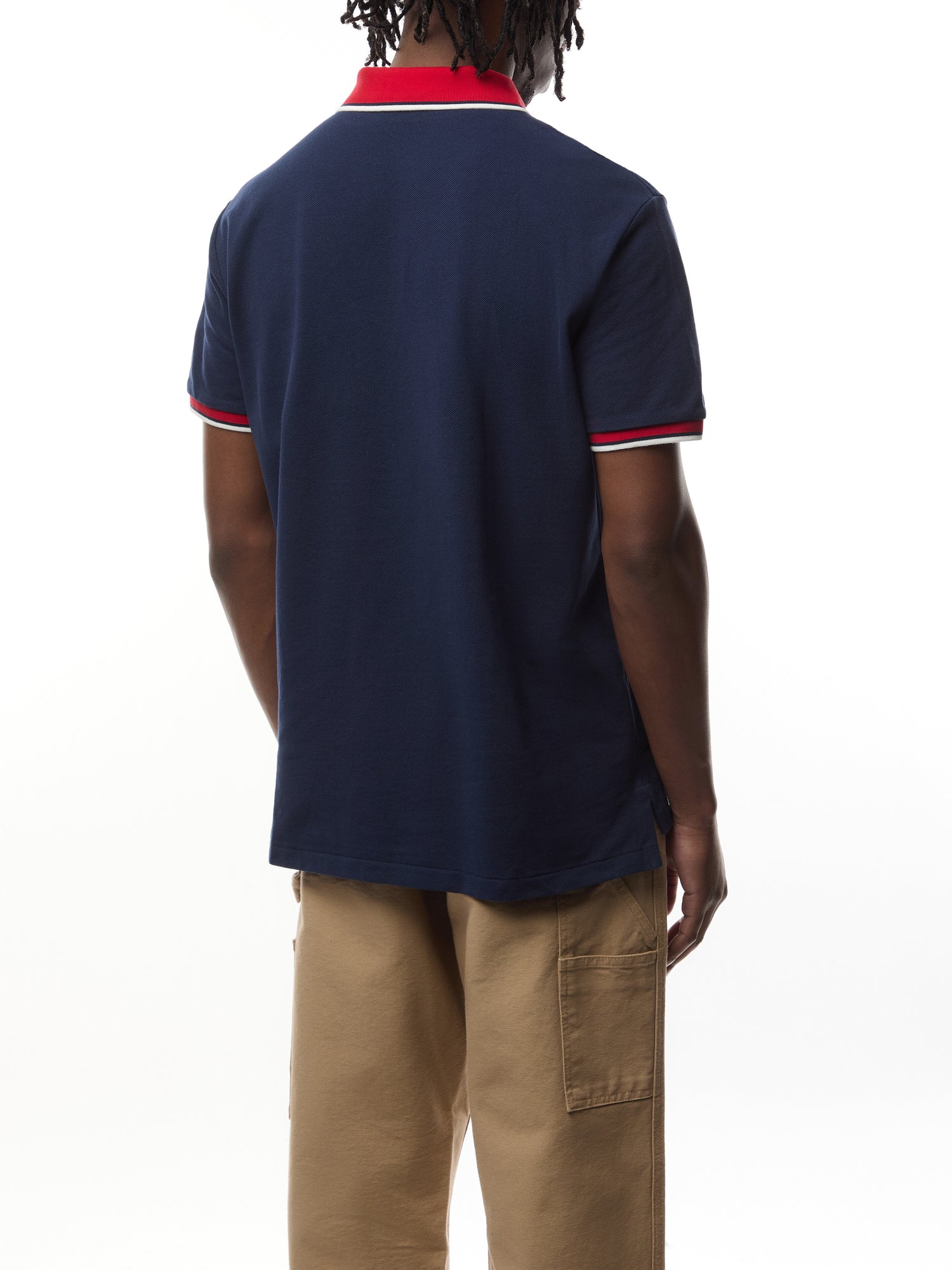 Custom Slim Fit Mesh Polo Shirt