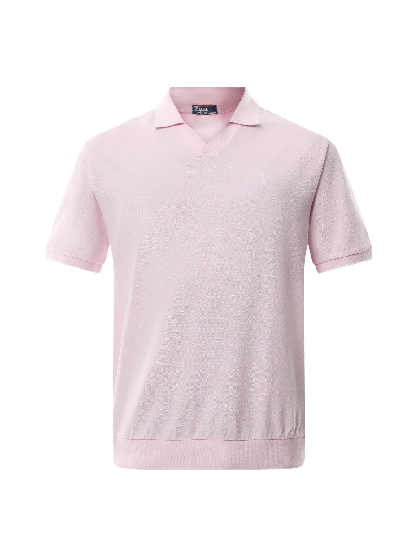 Jacquard Mesh Polo Shirt