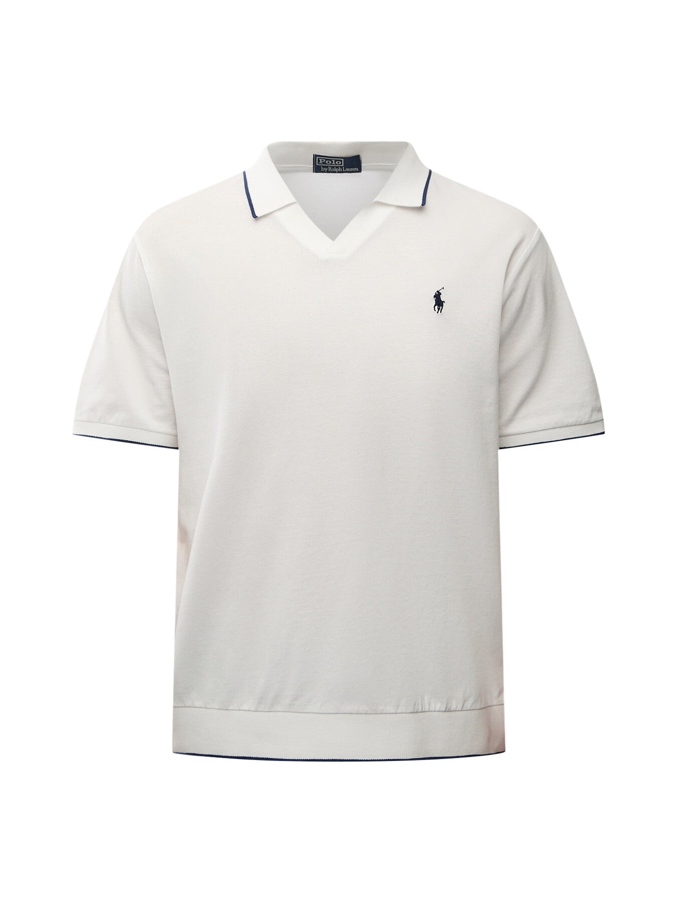 Jacquard Mesh Polo Shirt
