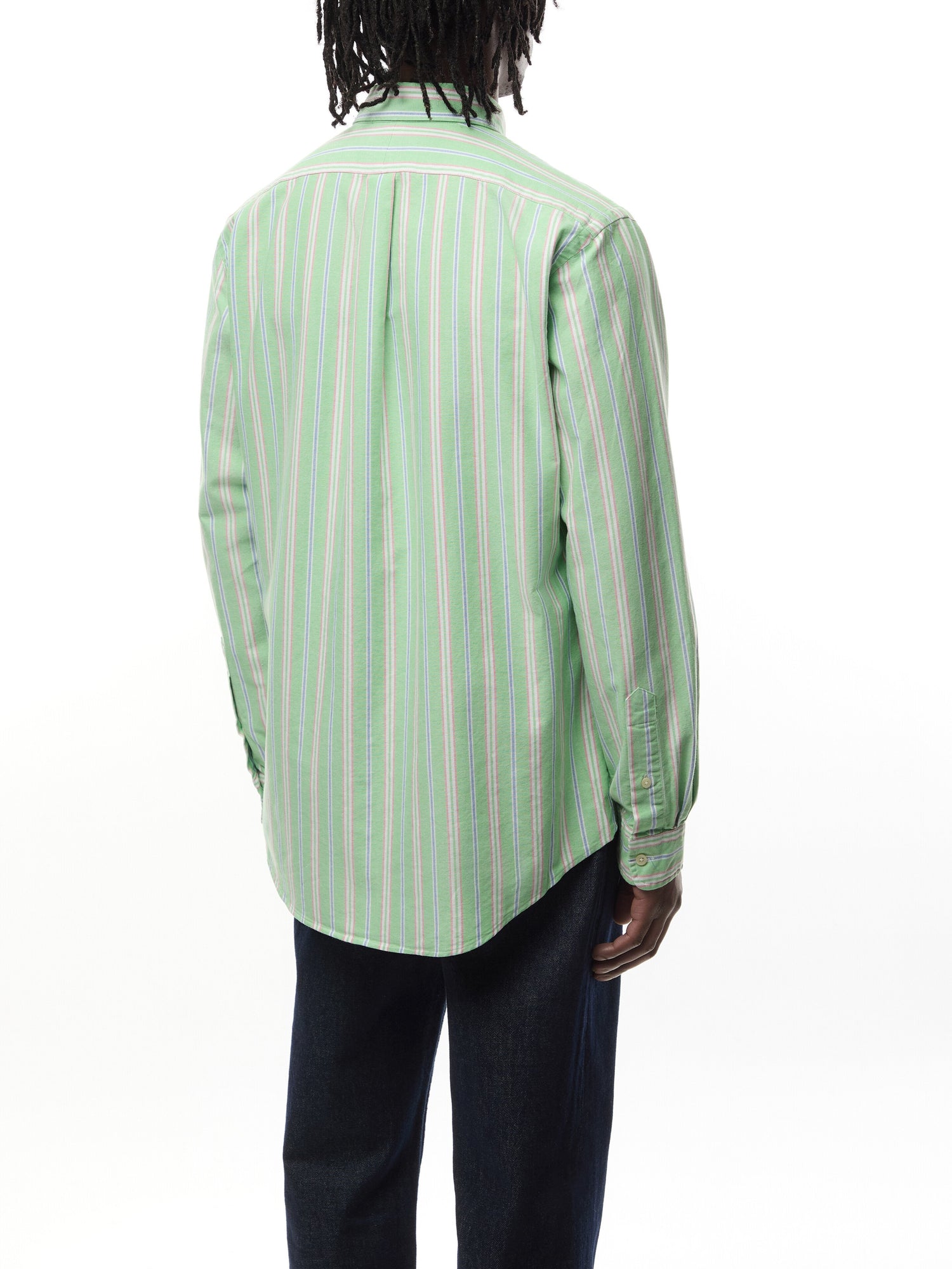 Custom Fit Stripe Oxford Shirt