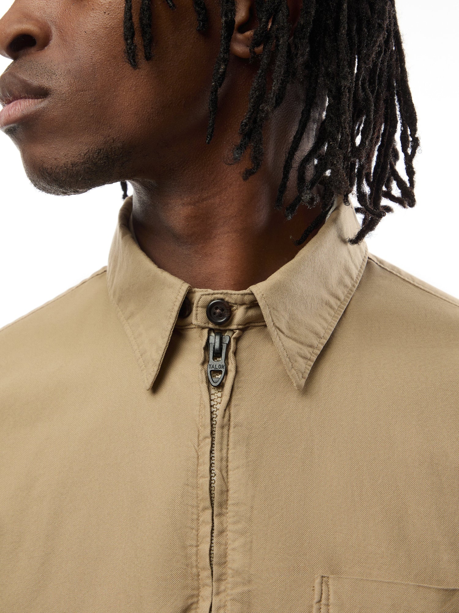 Oxford Zip Overshirt