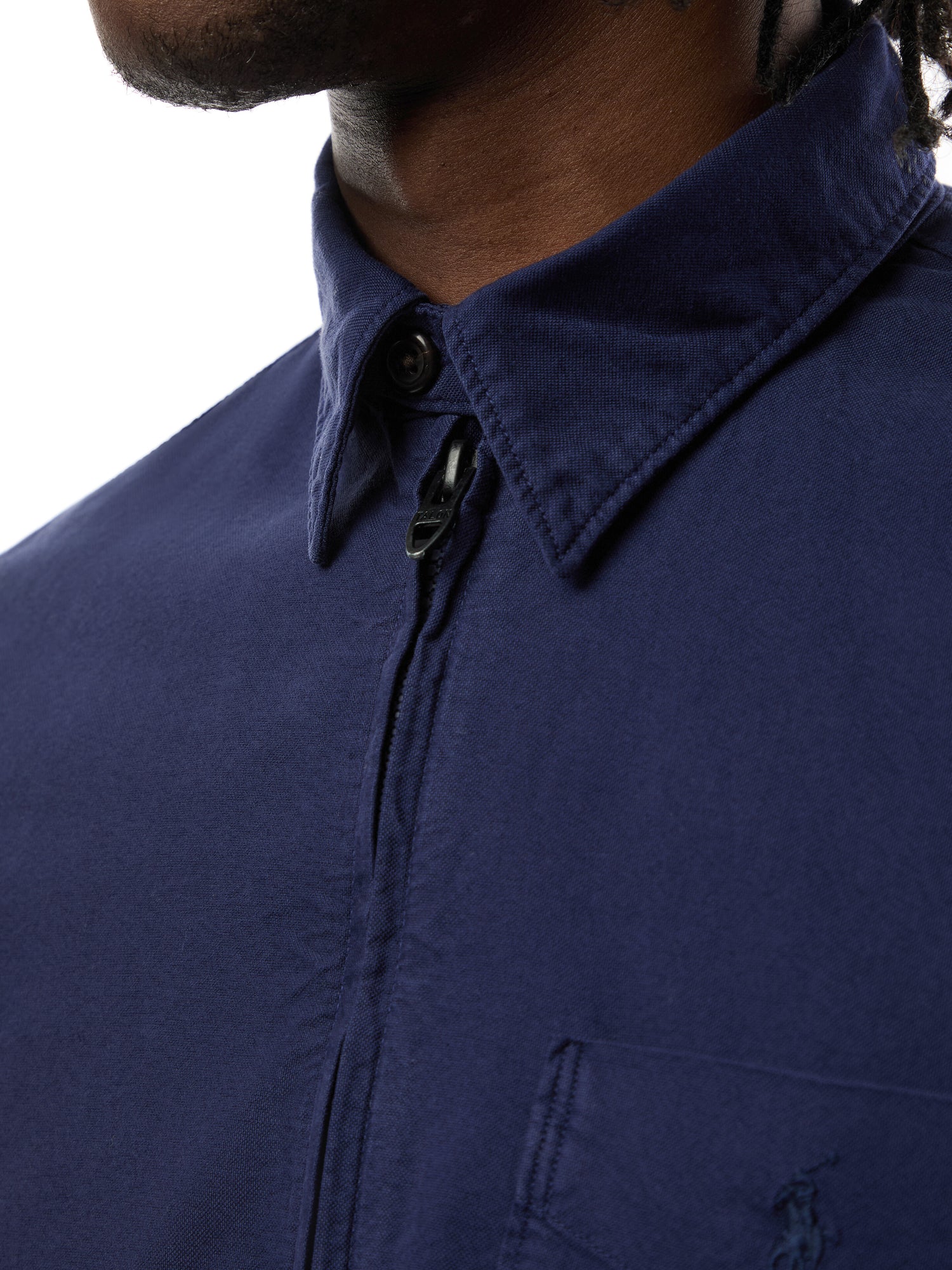 Oxford Zip Overshirt