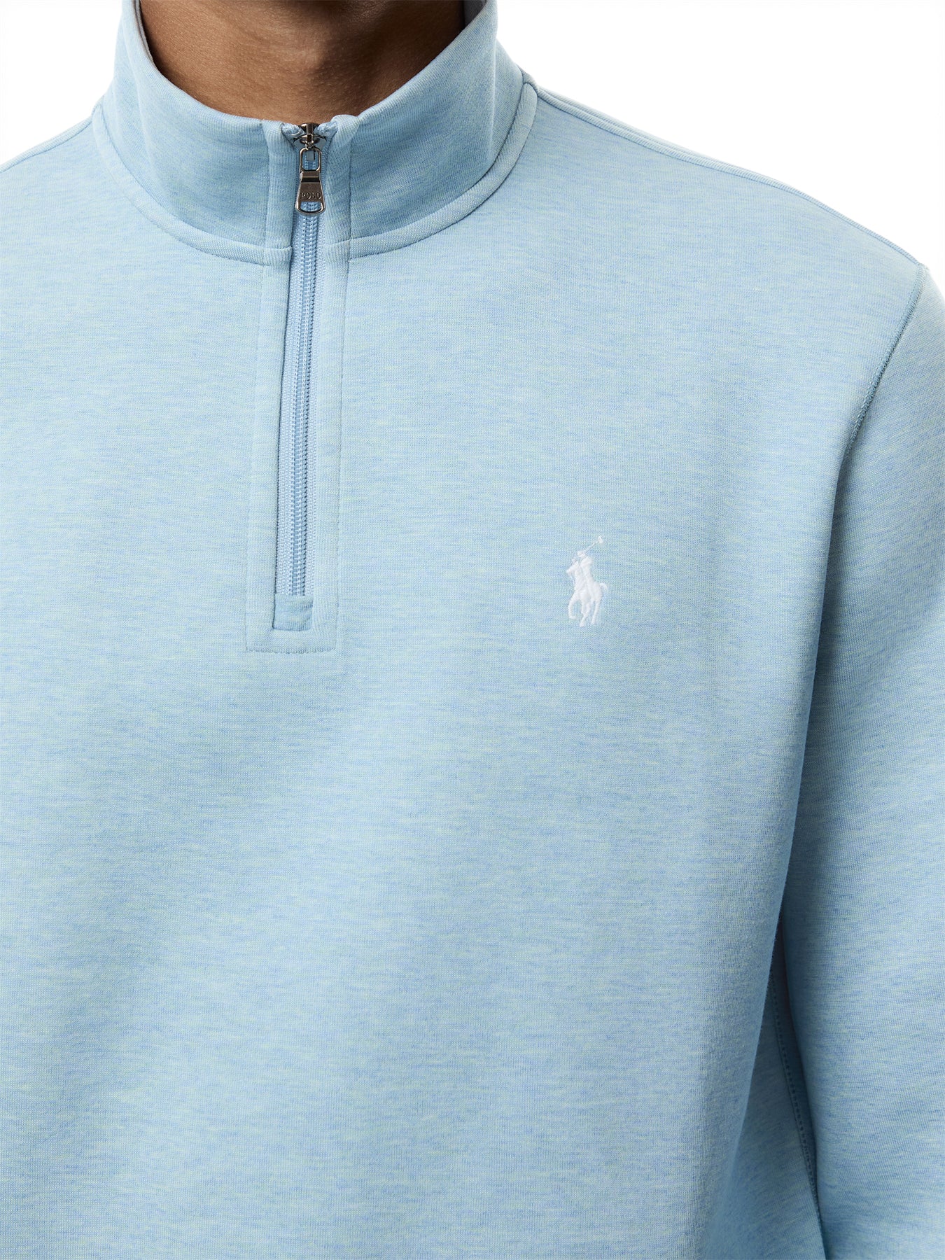 Double Knit Quarter Zip Sweatshirt