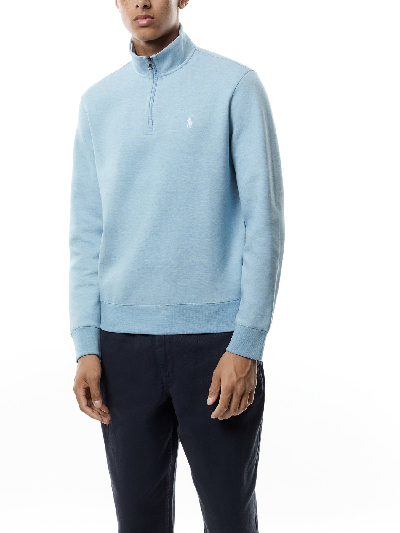 Double Knit Quarter Zip Sweatshirt