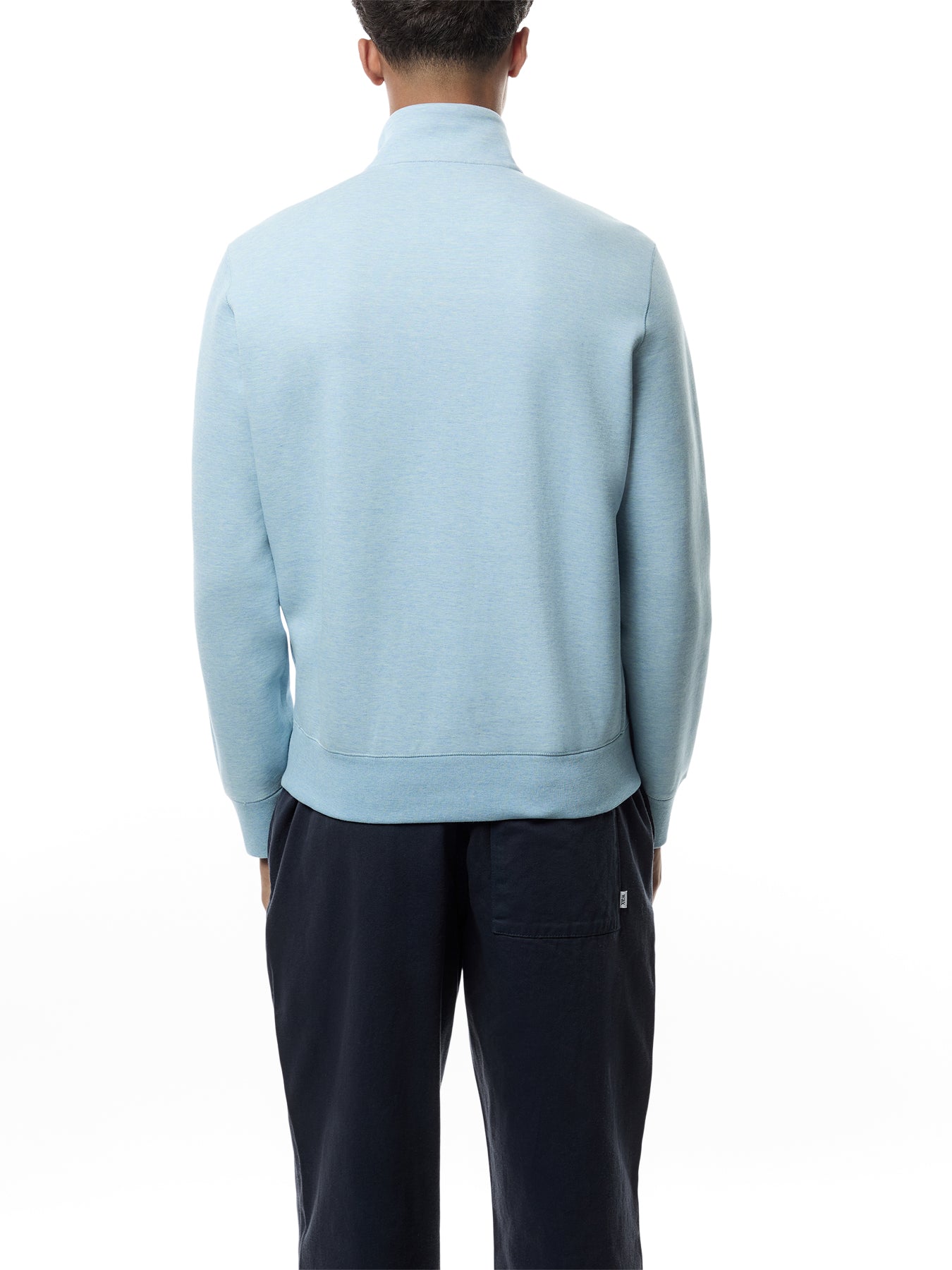 Double Knit Quarter Zip Sweatshirt