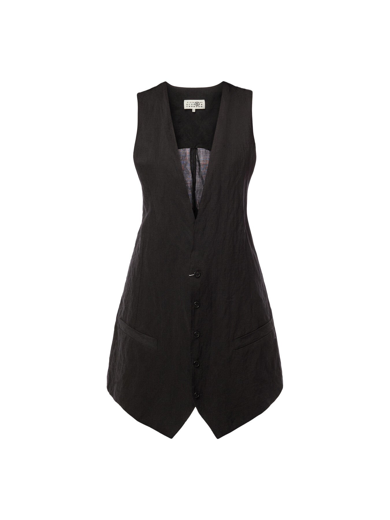 Raw-cut Edge Waistcoat