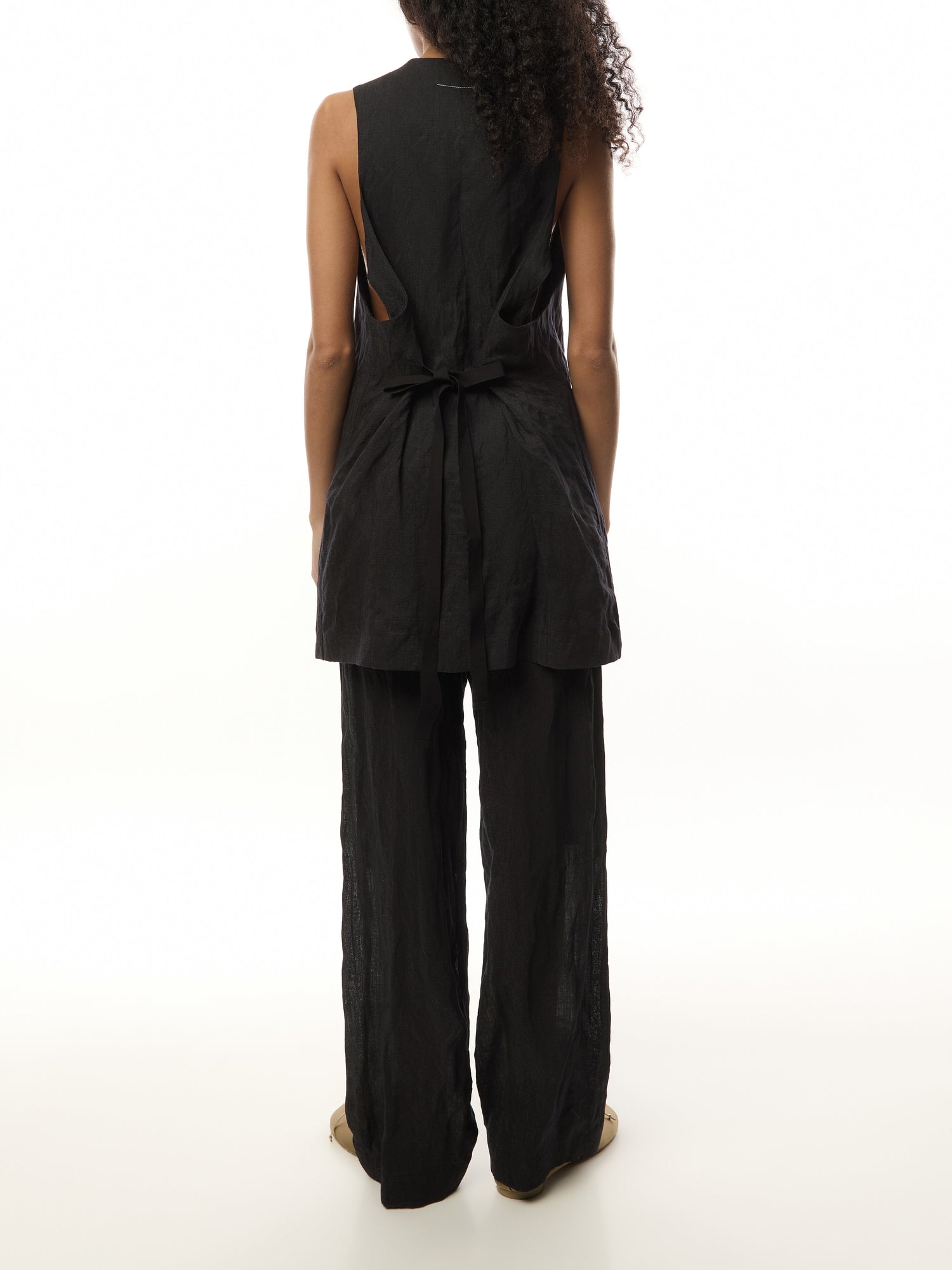 Raw-cut Edge Waistcoat