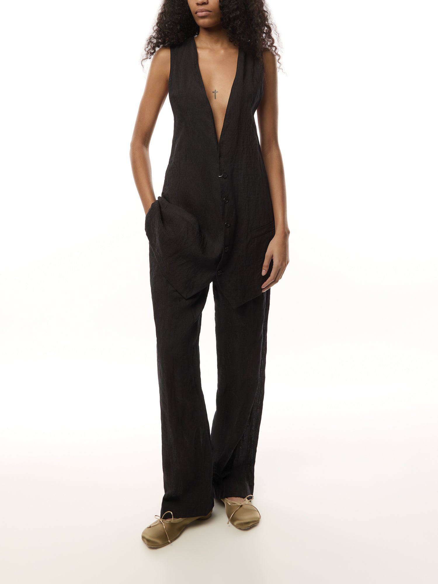 Straight Leg Trousers