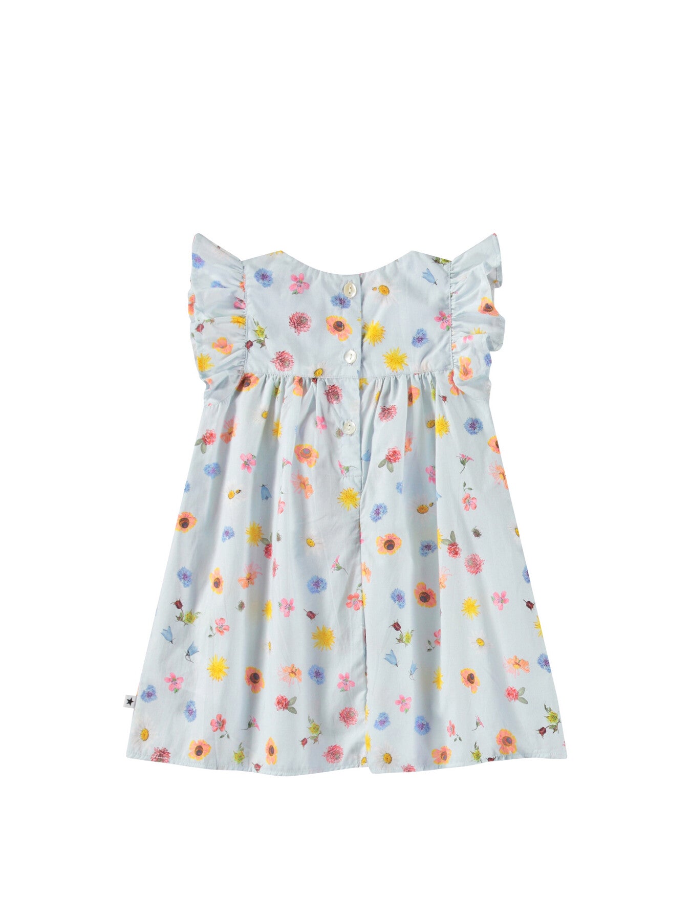 Cacao Small Flowers Baby Dress