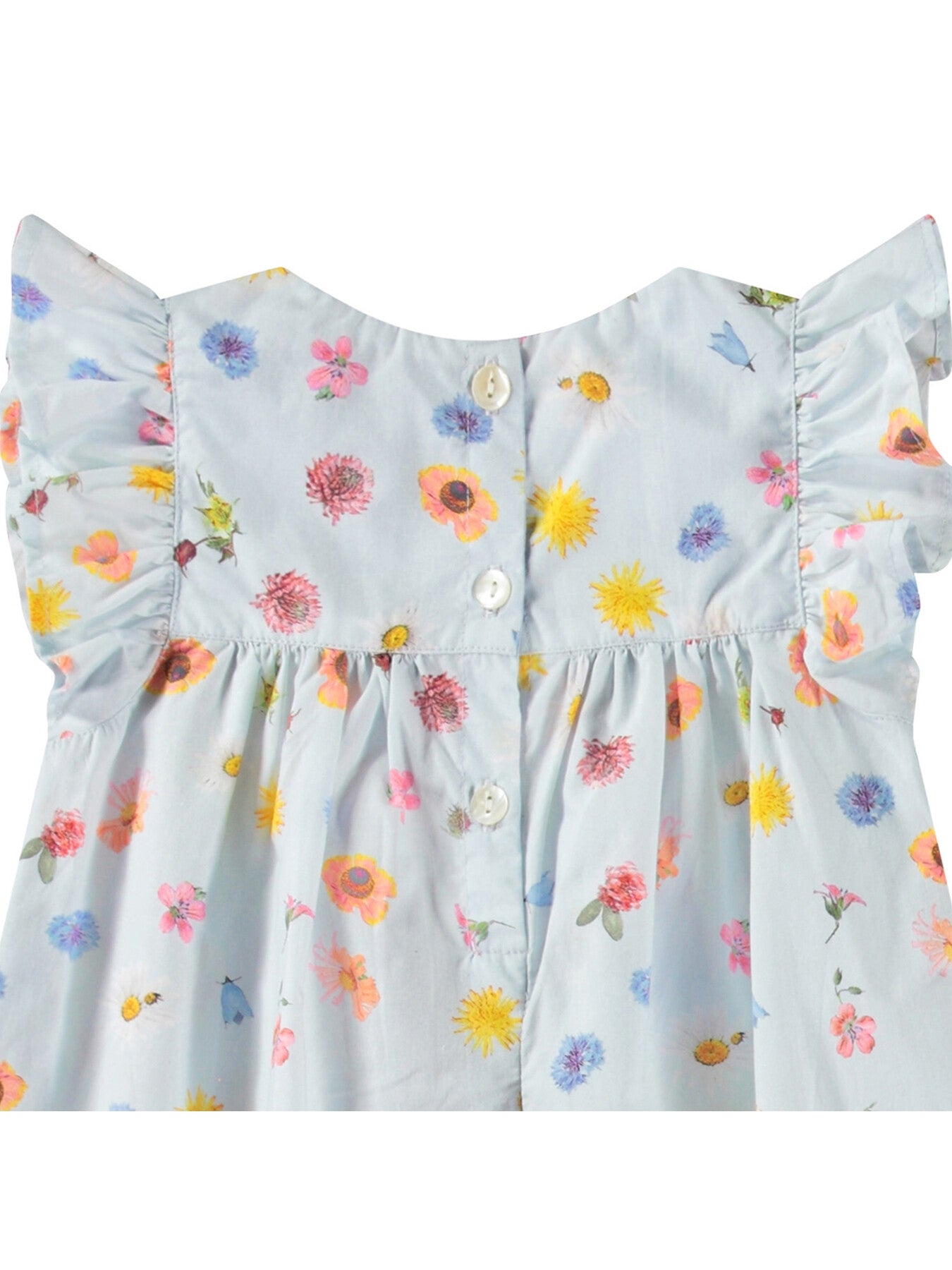 Cacao Small Flowers Baby Dress