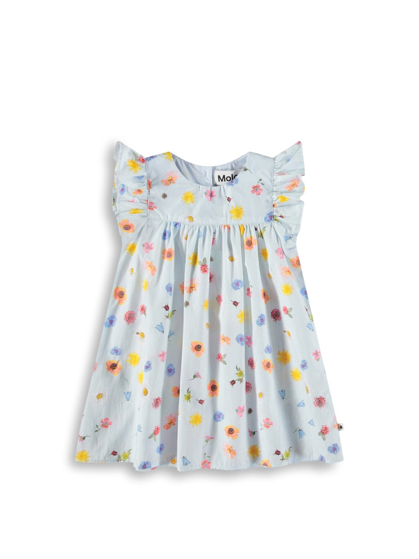 Cacao Small Flowers Baby Dress