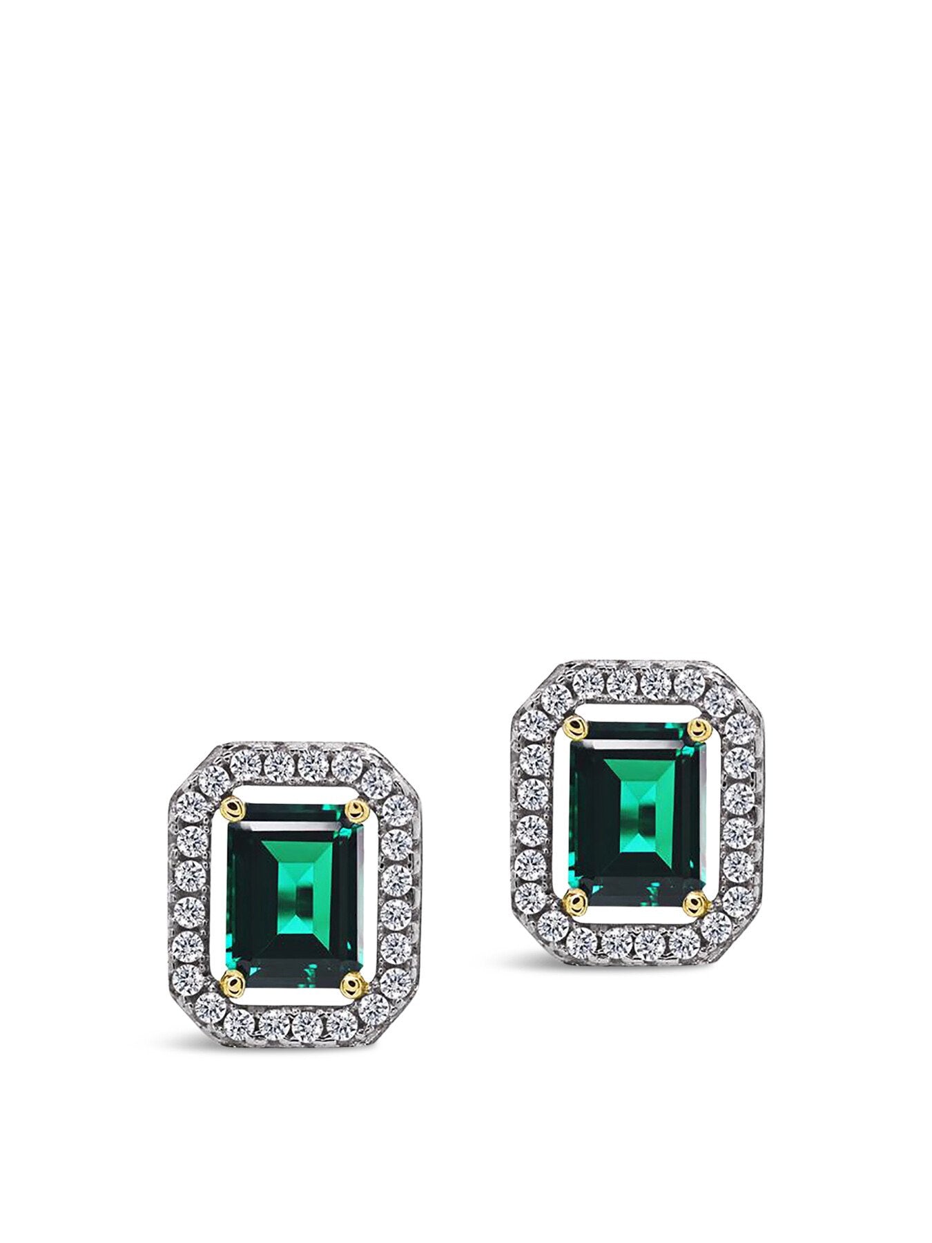 Eton Green Borderset Studs