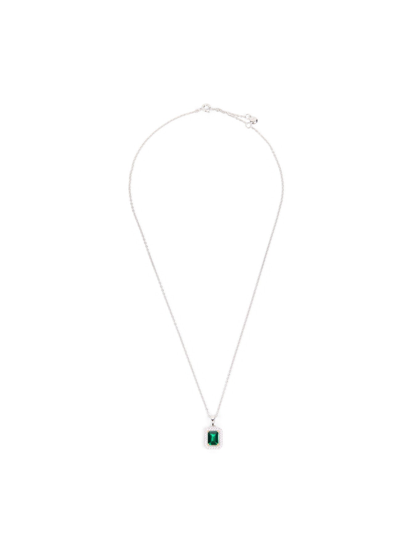 Eton Green Borderset Necklace