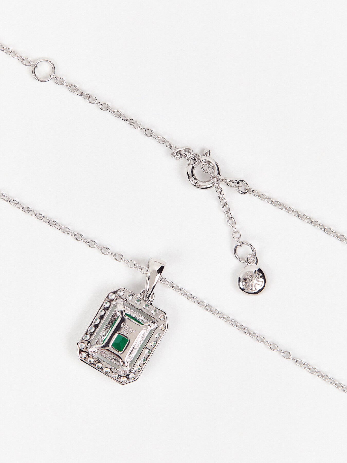 Eton Green Borderset Necklace