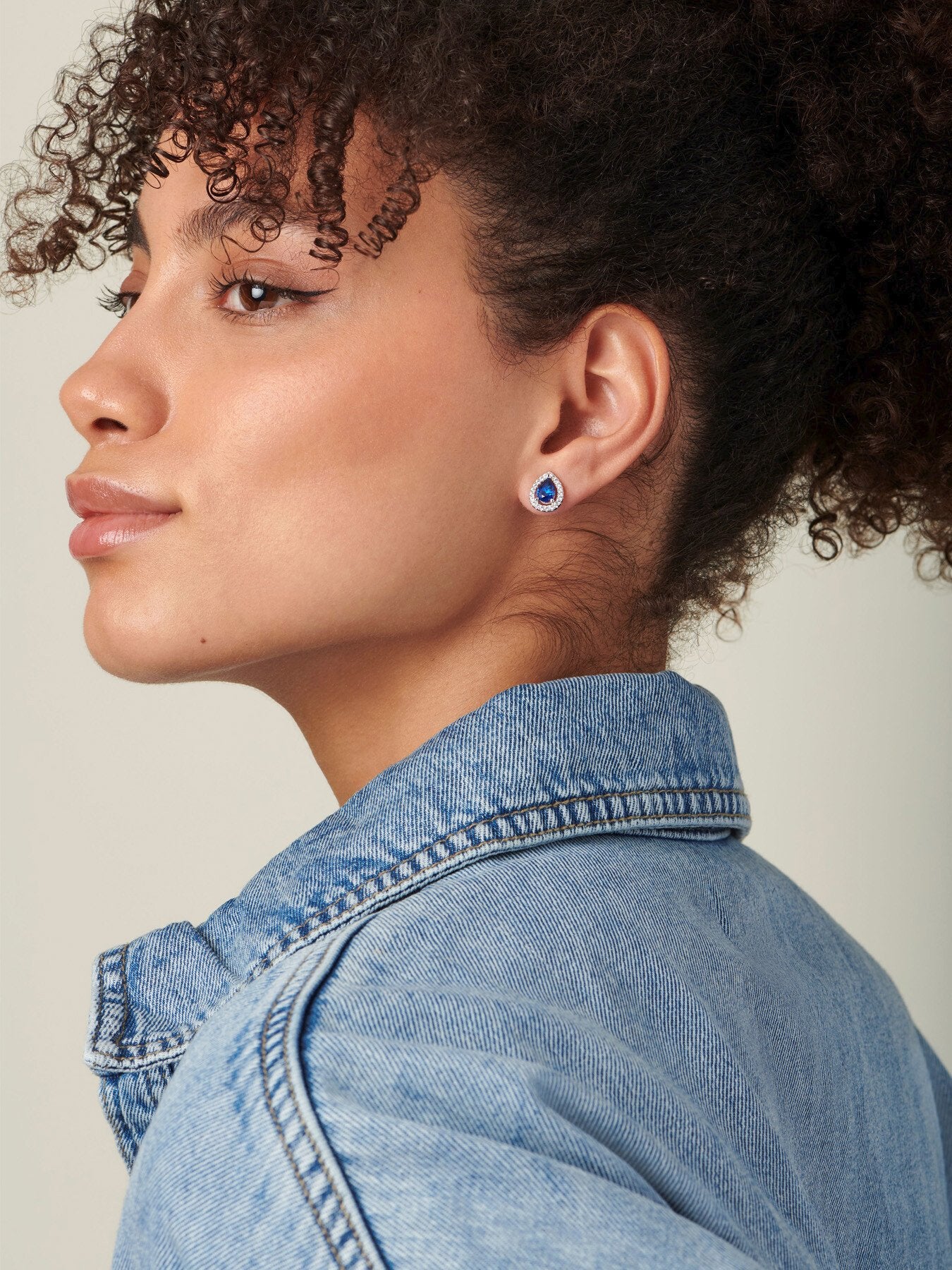 Emile Sapphire Blue Studs