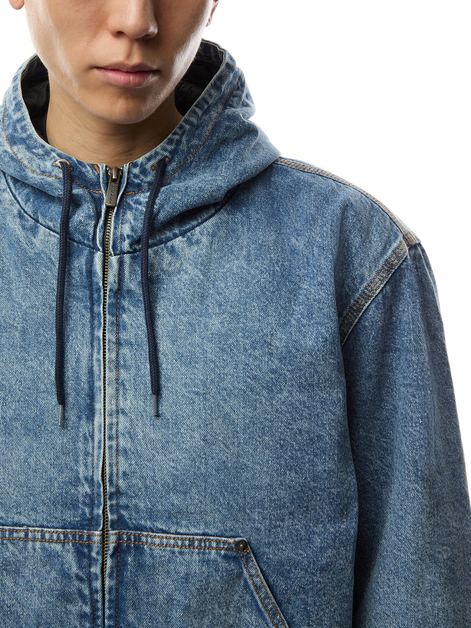 Hooded Denim Jacket