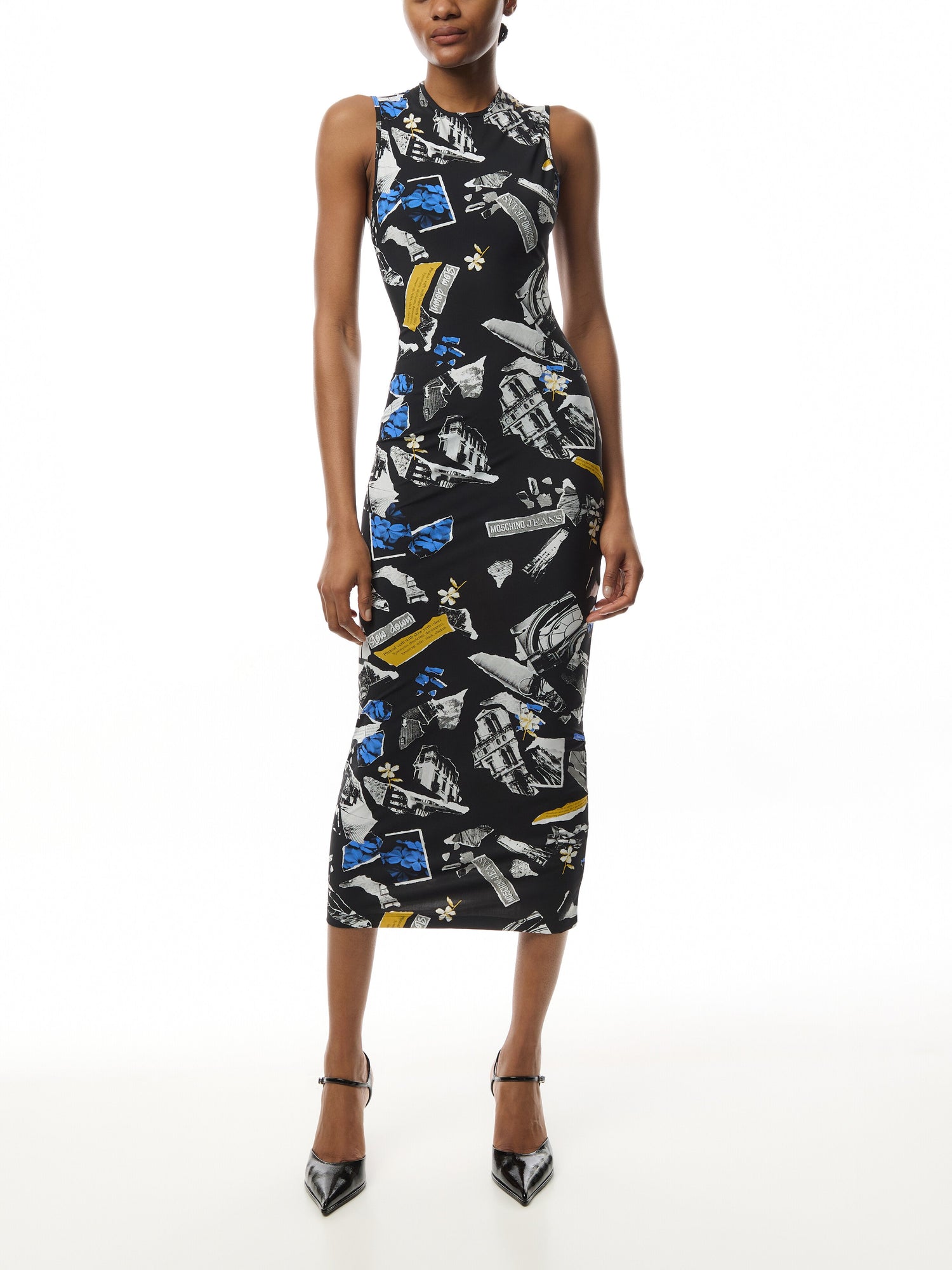Punk Print Lycra Dress