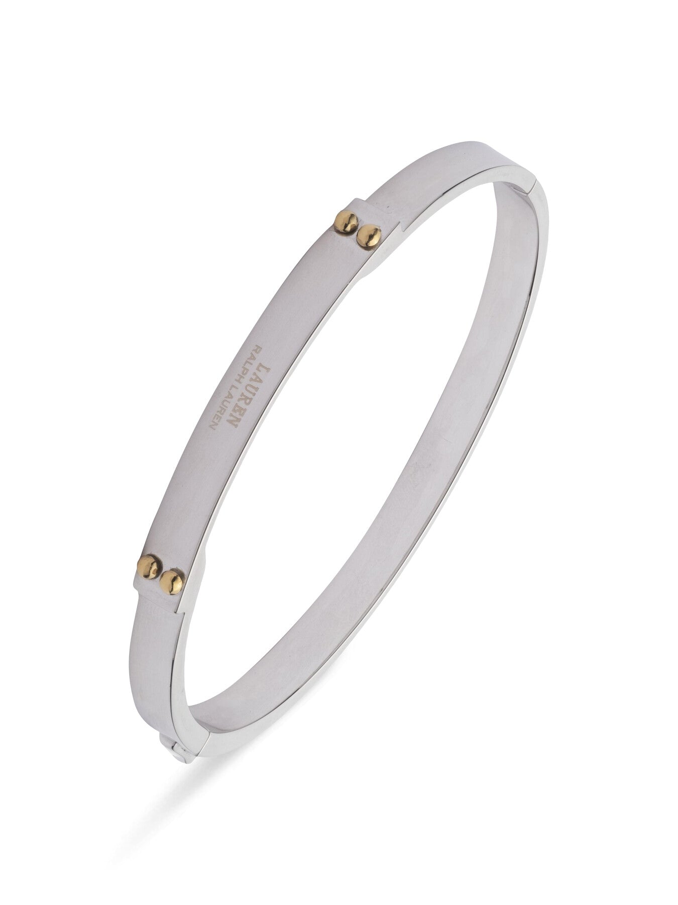 Sterling Silver Logo Bangle