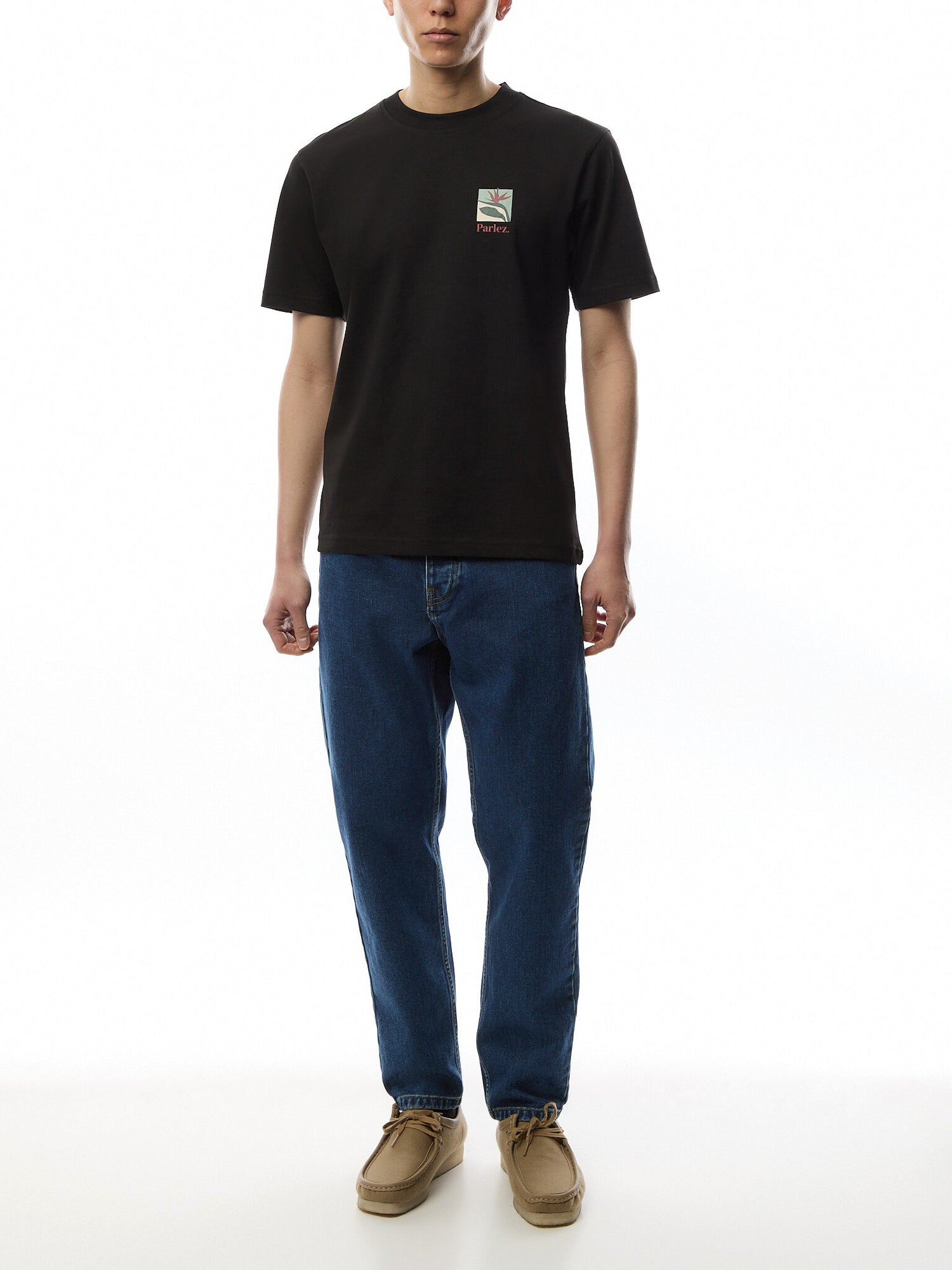 Flora T-Shirt Black