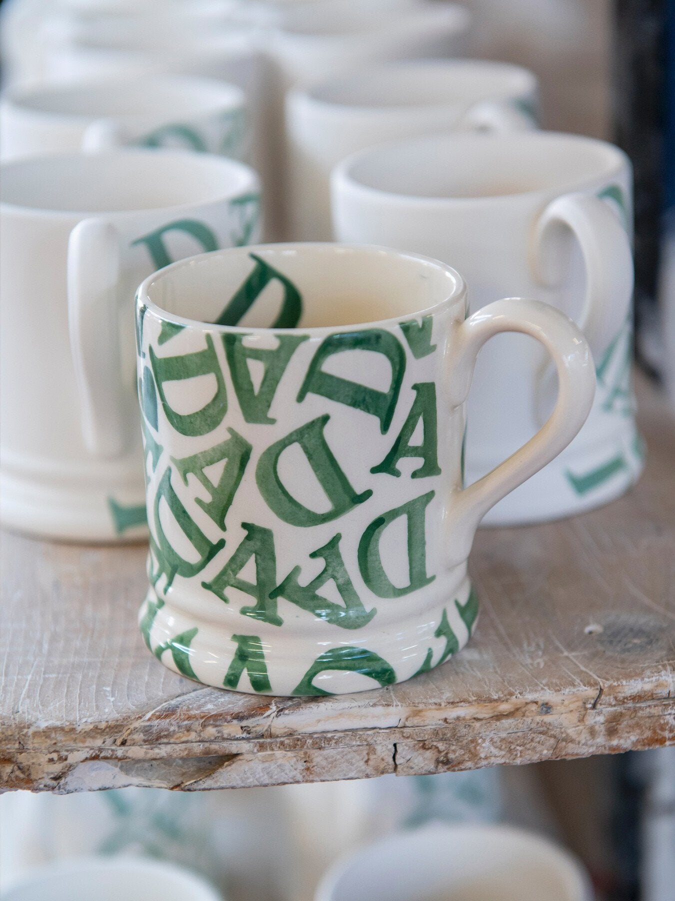 D.A.D Green 1/2 Pint Mug