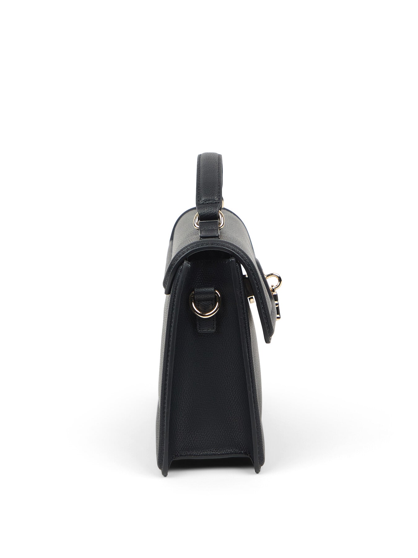 Turn Lock Crossbody Satchel