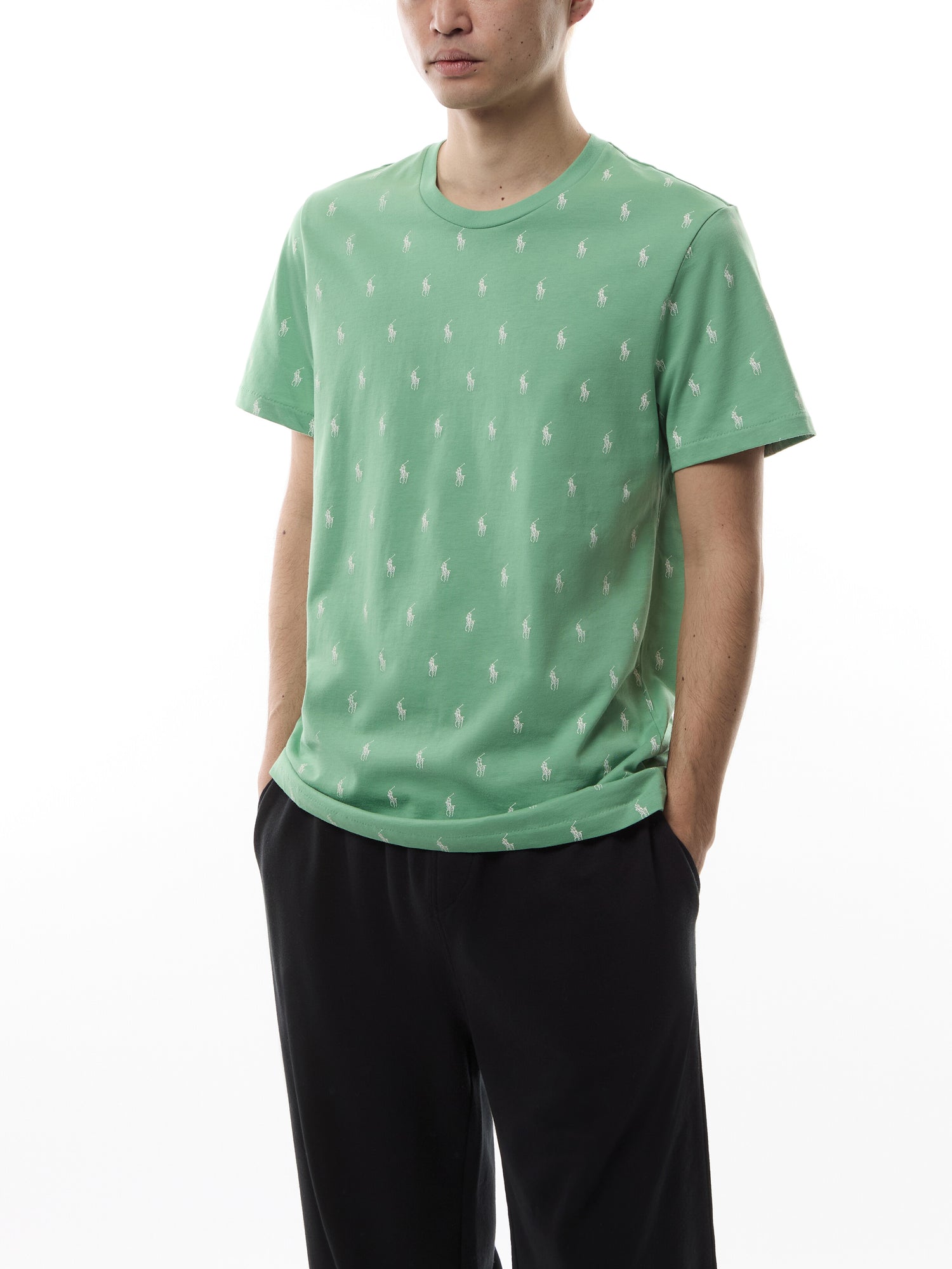 Allover Pony Cotton Jersey Sleep Shirt
