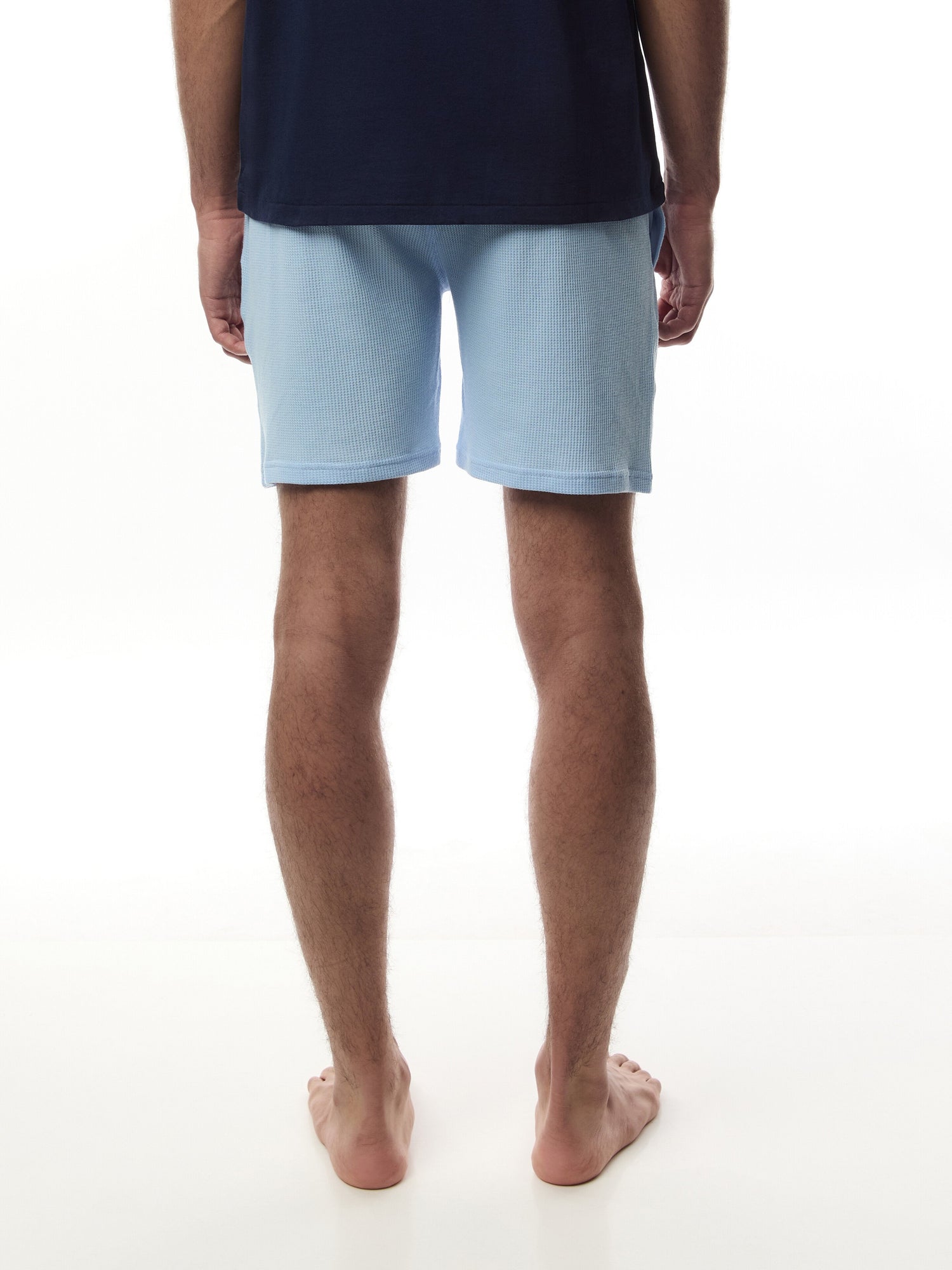 Waffle Knit Slim Fit Sleep Shorts